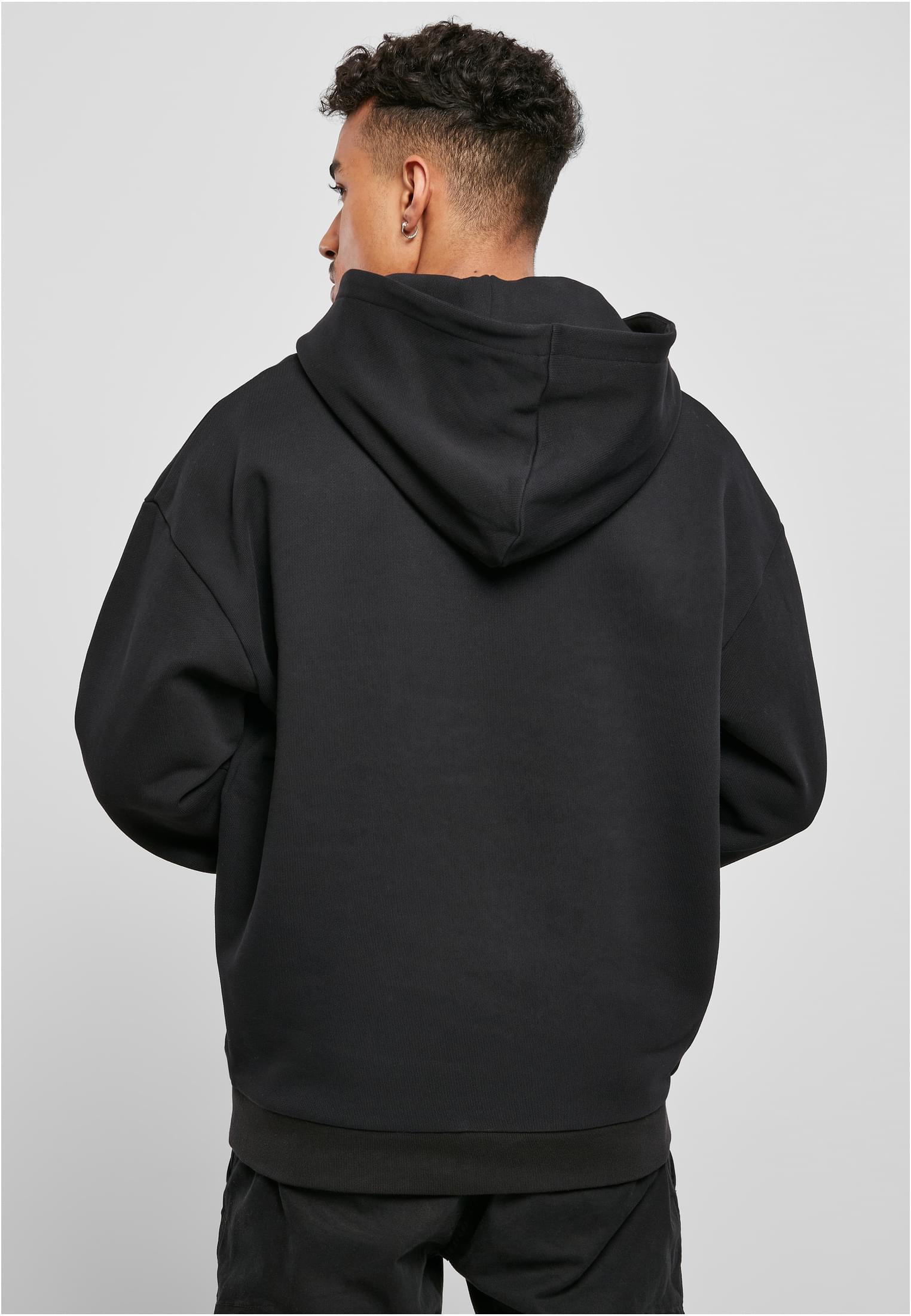 Ultra Heavy Cotton Box Hoody black | black