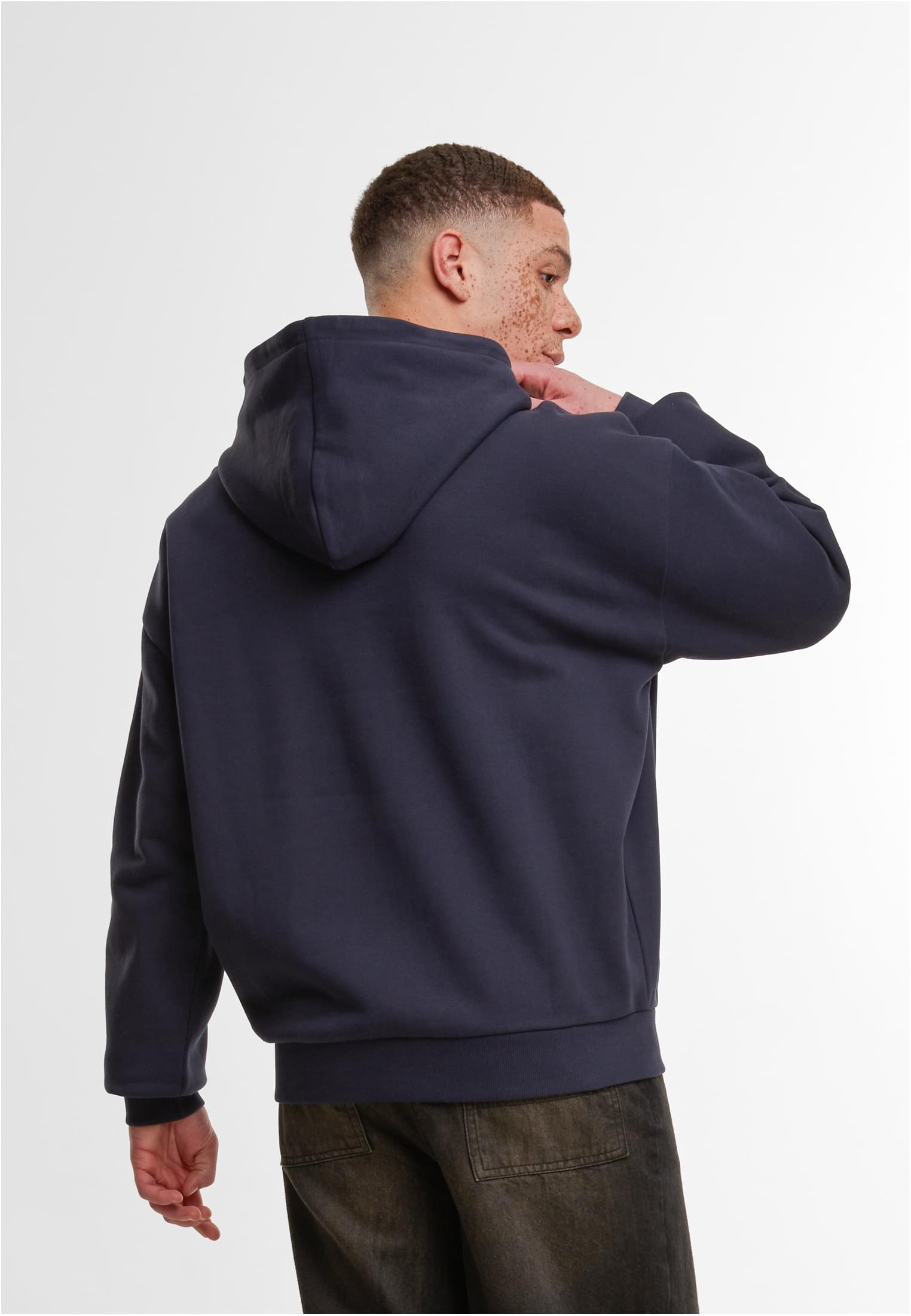 Ultra Heavy Cotton Box Hoody navy | navy