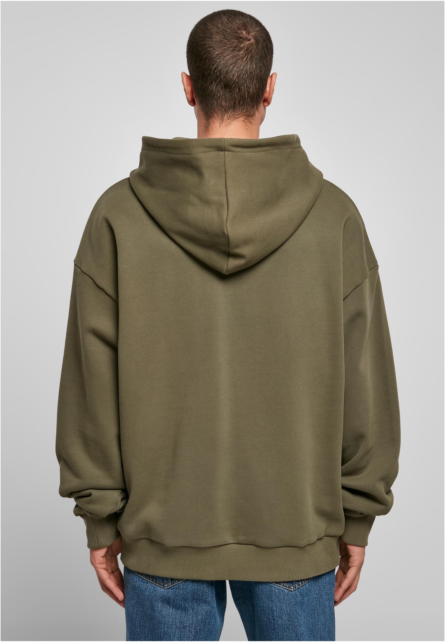 Ultra Heavy Cotton Box Hoody olive | olive