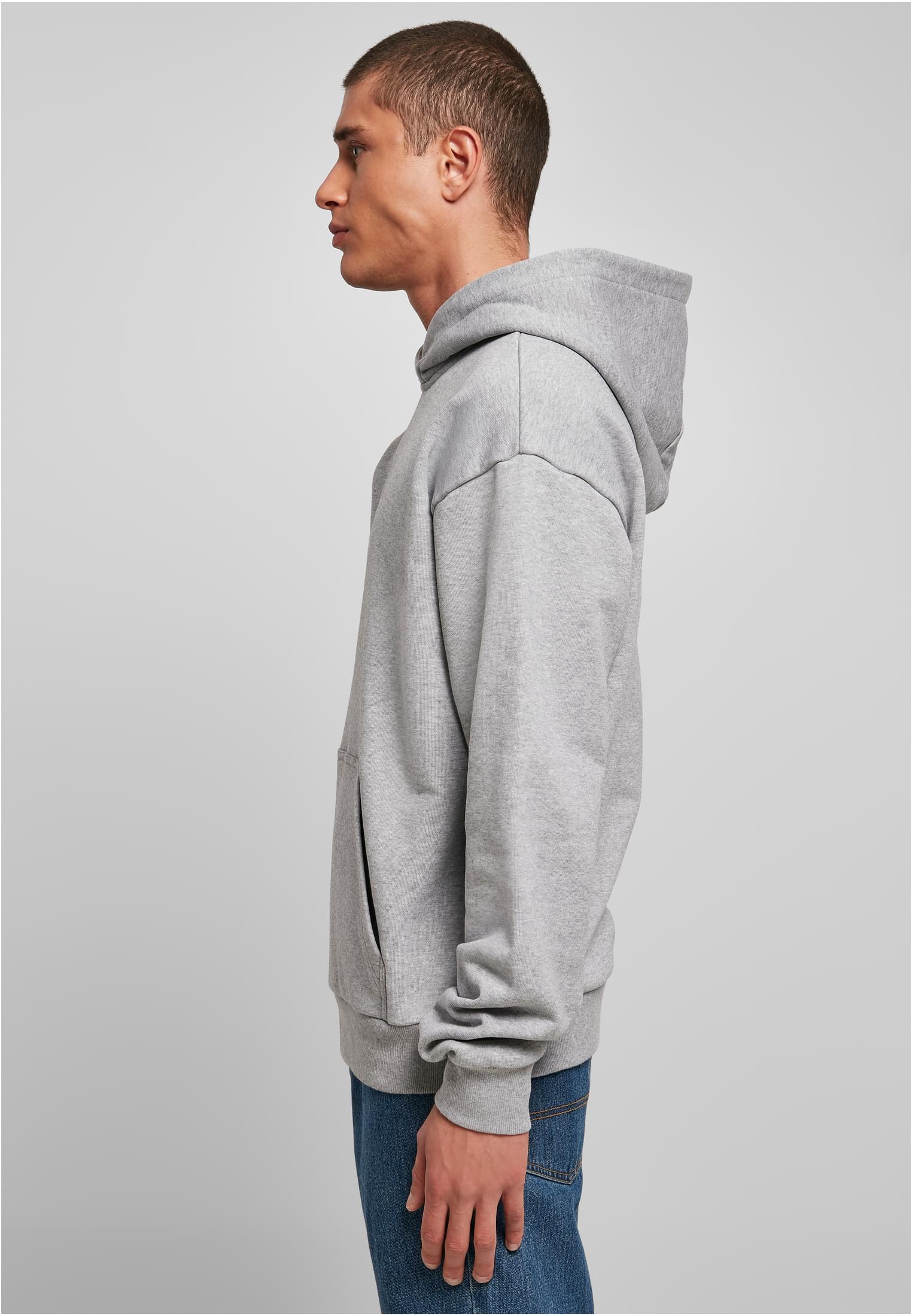 Ultra Heavy Cotton Box Hoody grey | grey