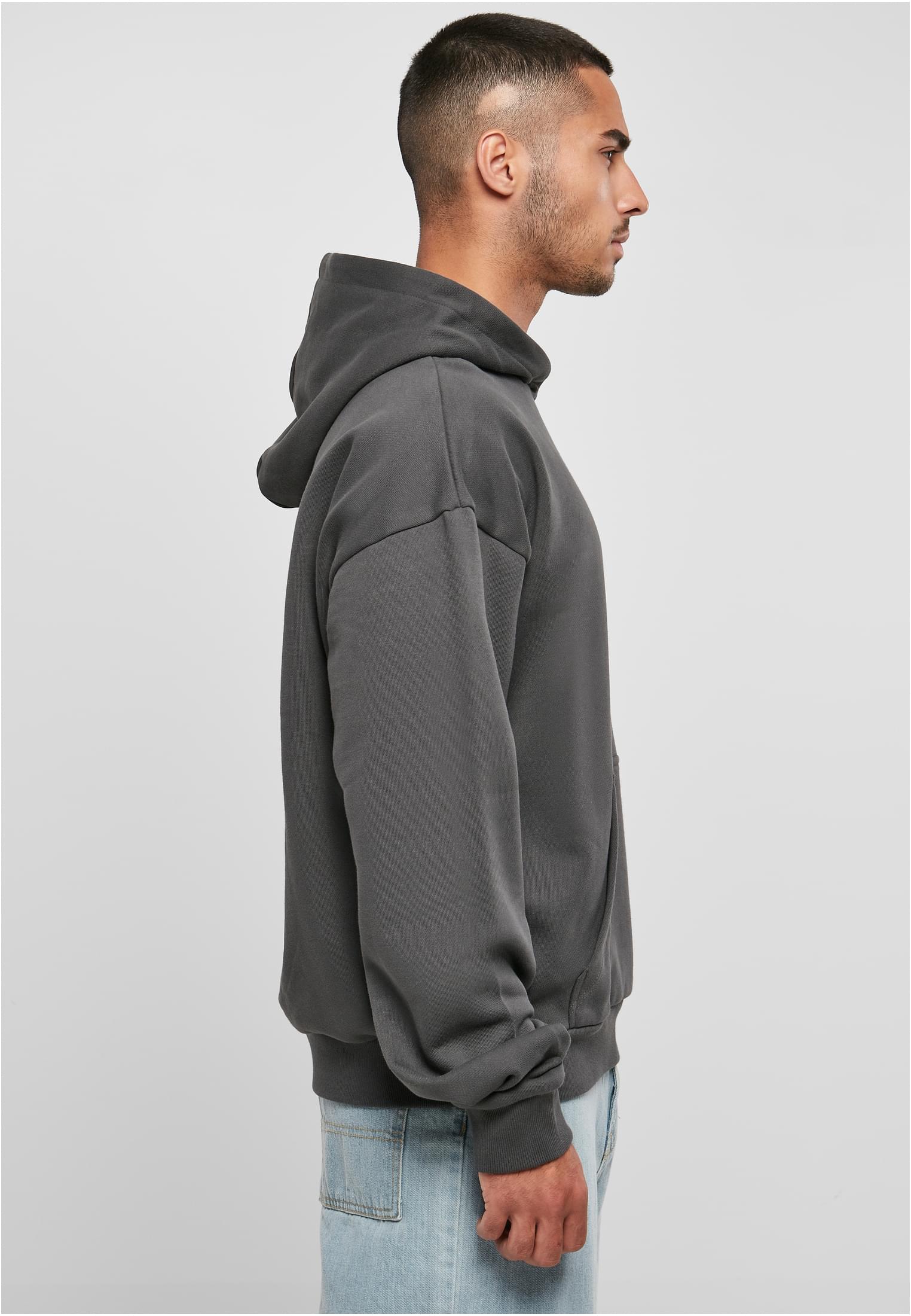 Ultra Heavy Cotton Box Hoody darkgrey | darkgrey