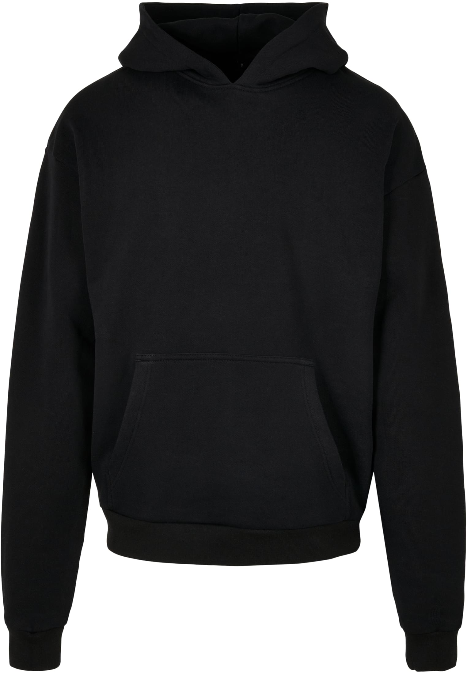 Ultra Heavy Cotton Box Hoody black | black