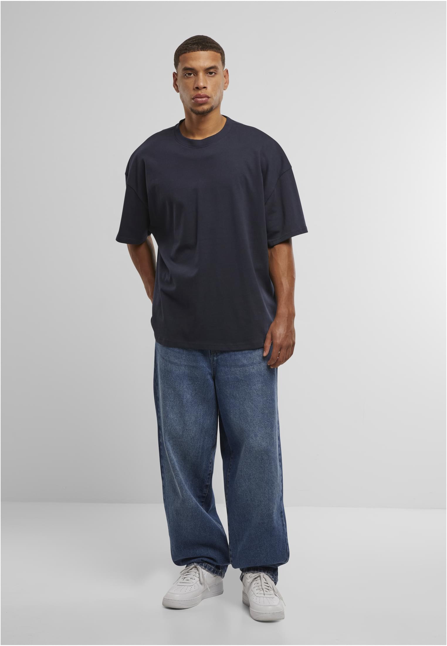 Ultra Heavy Cotton Box Tee navy | navy