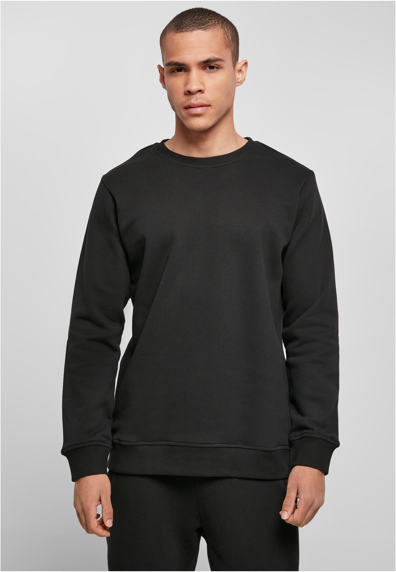 Organic Basic Crew black | black