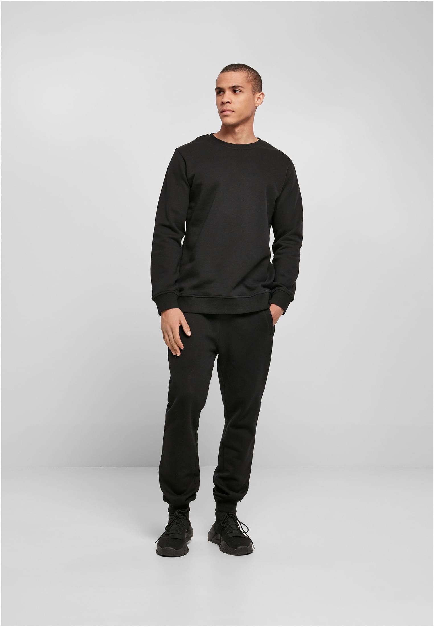 Organic Basic Crew black | black