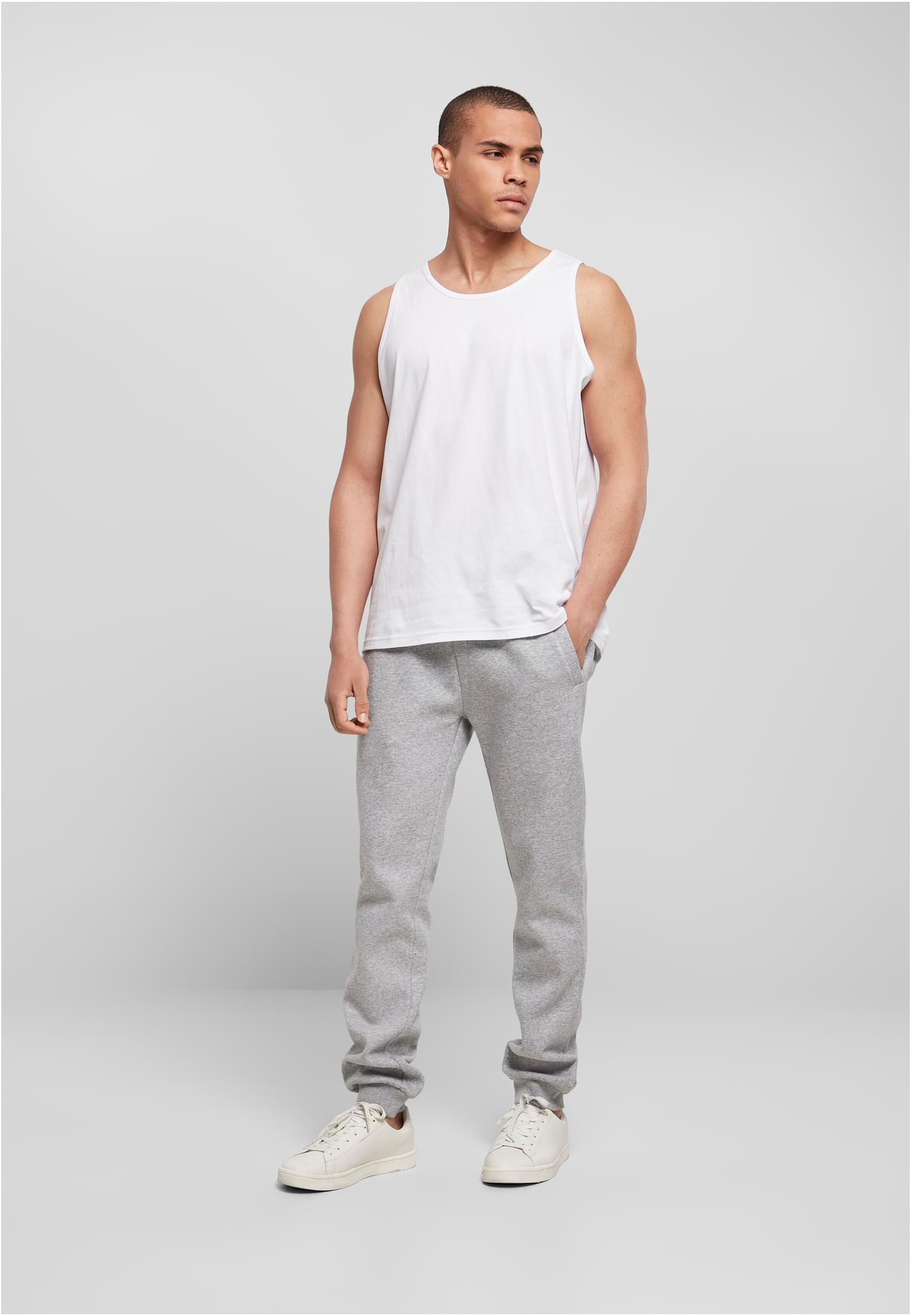 Organic Basic Sweatpants heathergrey | heathergrey