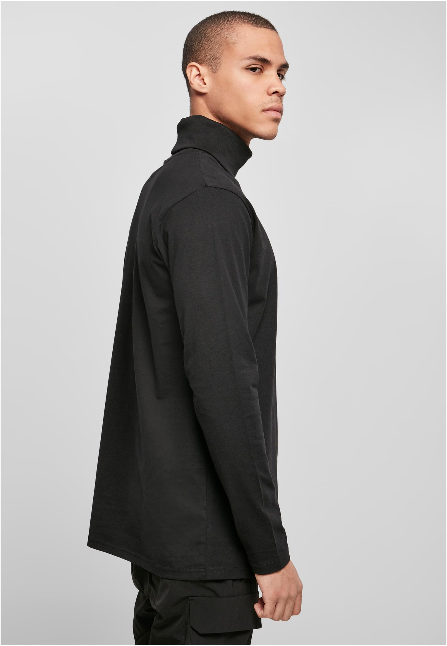 Turtle Neck LS black | black