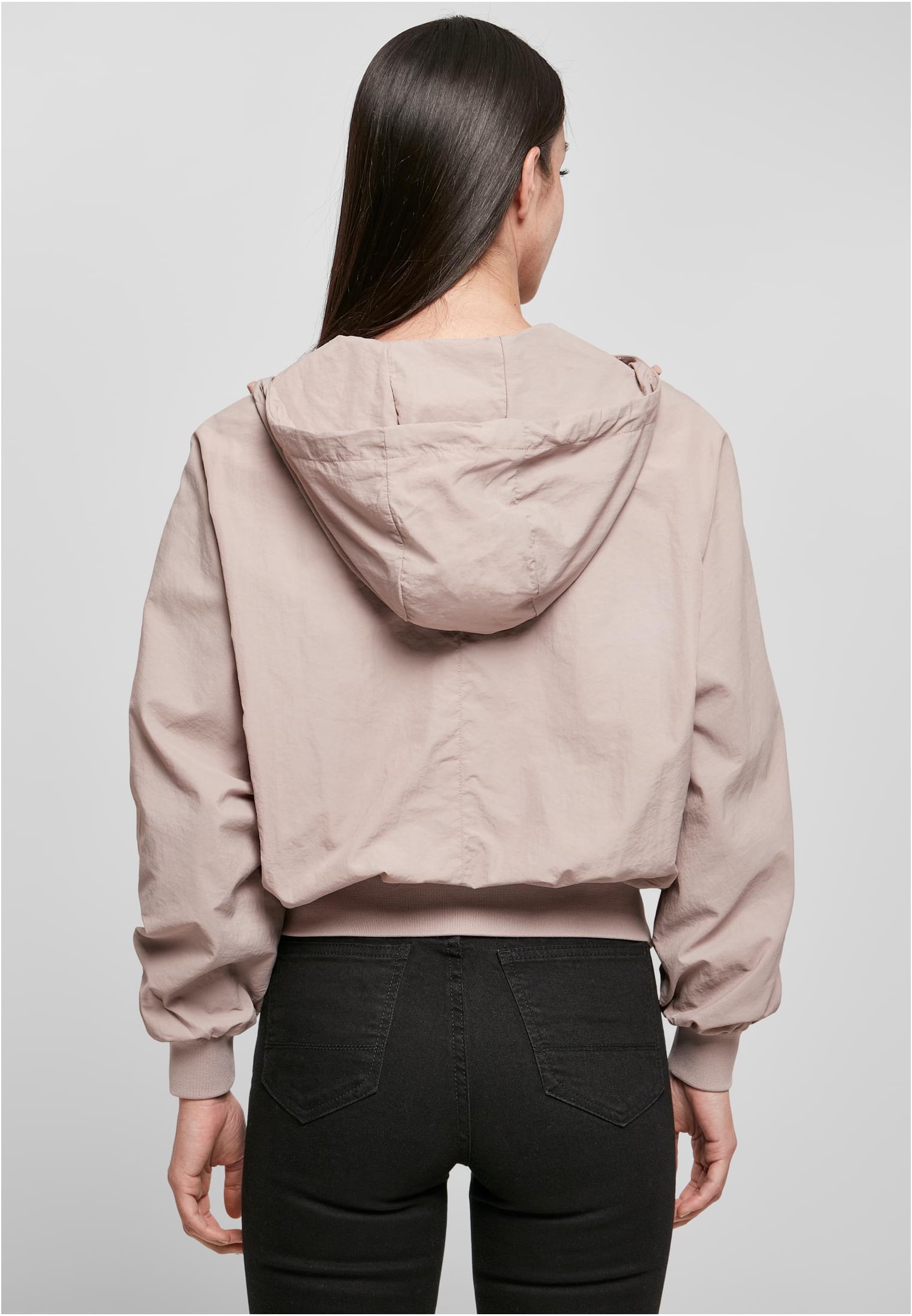 Ladies Crinkle Batwing Jacket duskrose | duskrose