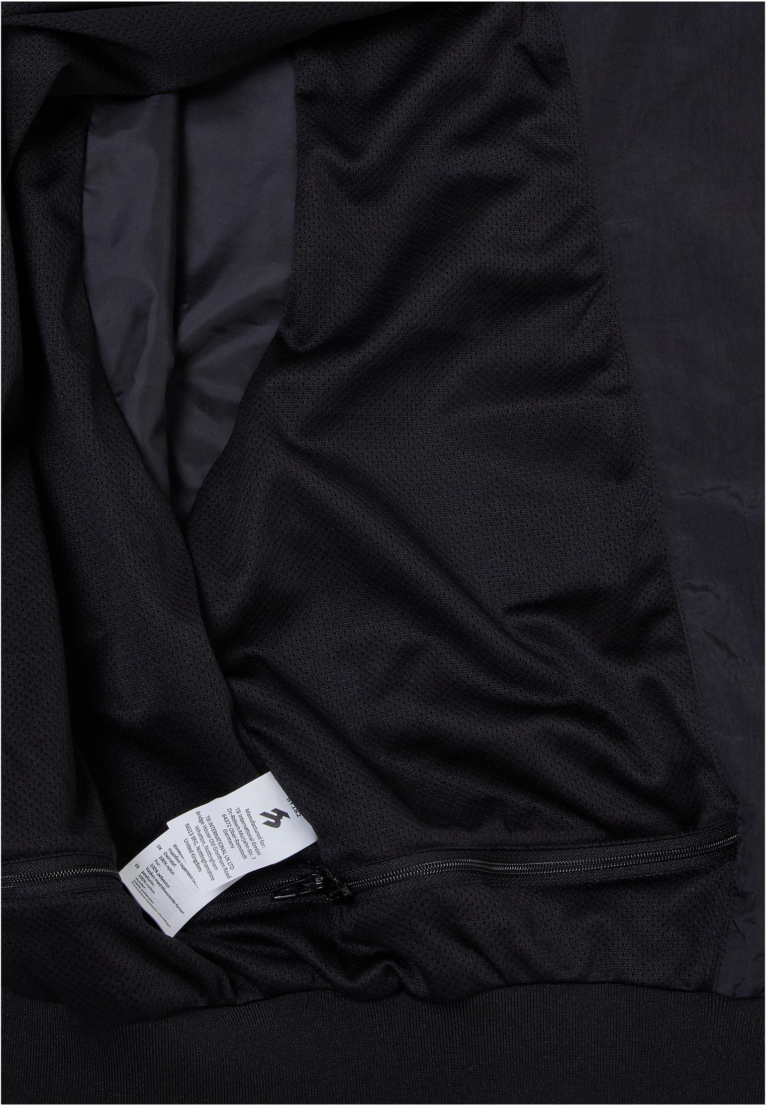 Ladies Crinkle Batwing Jacket black | black
