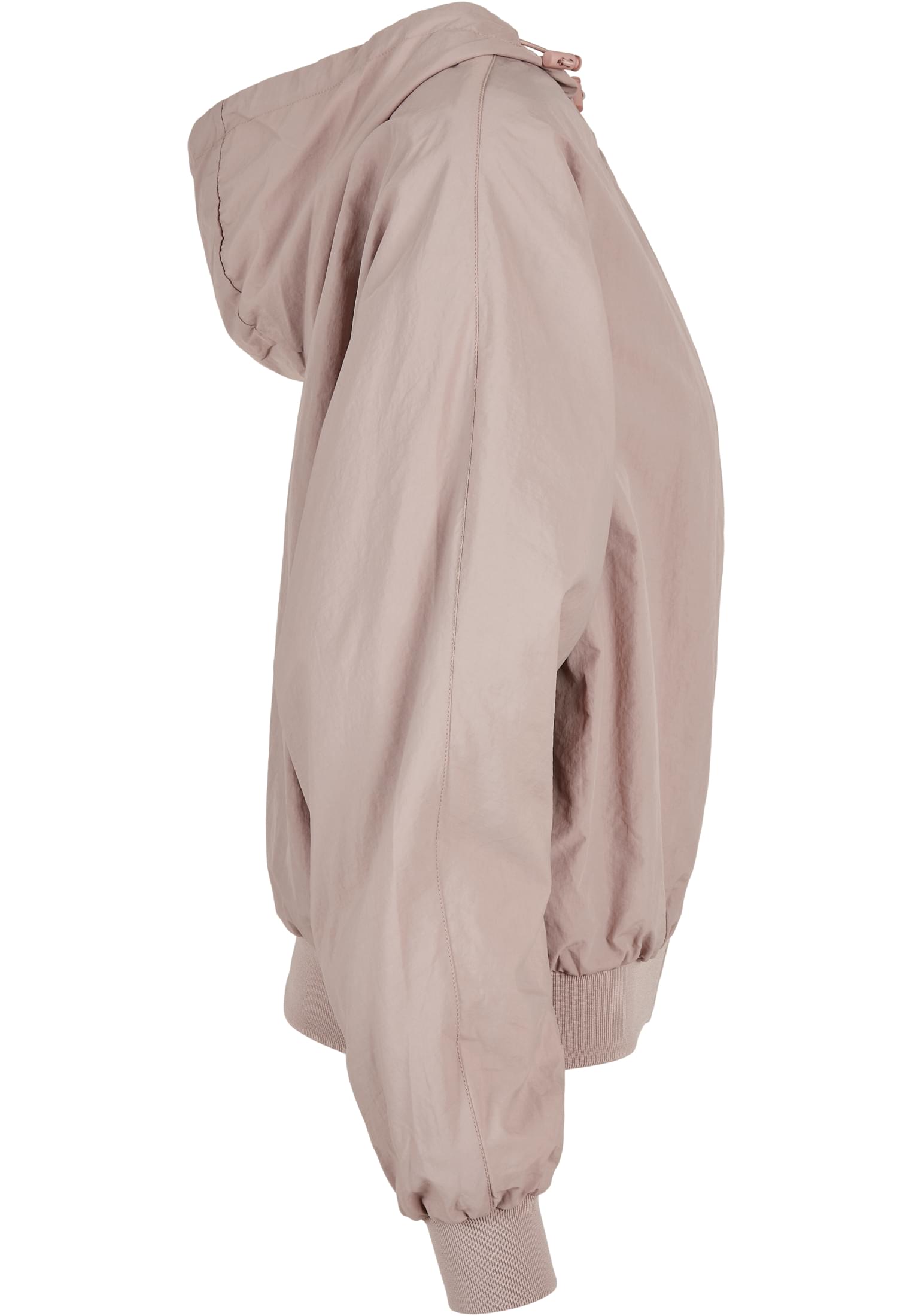 Ladies Crinkle Batwing Jacket duskrose | duskrose