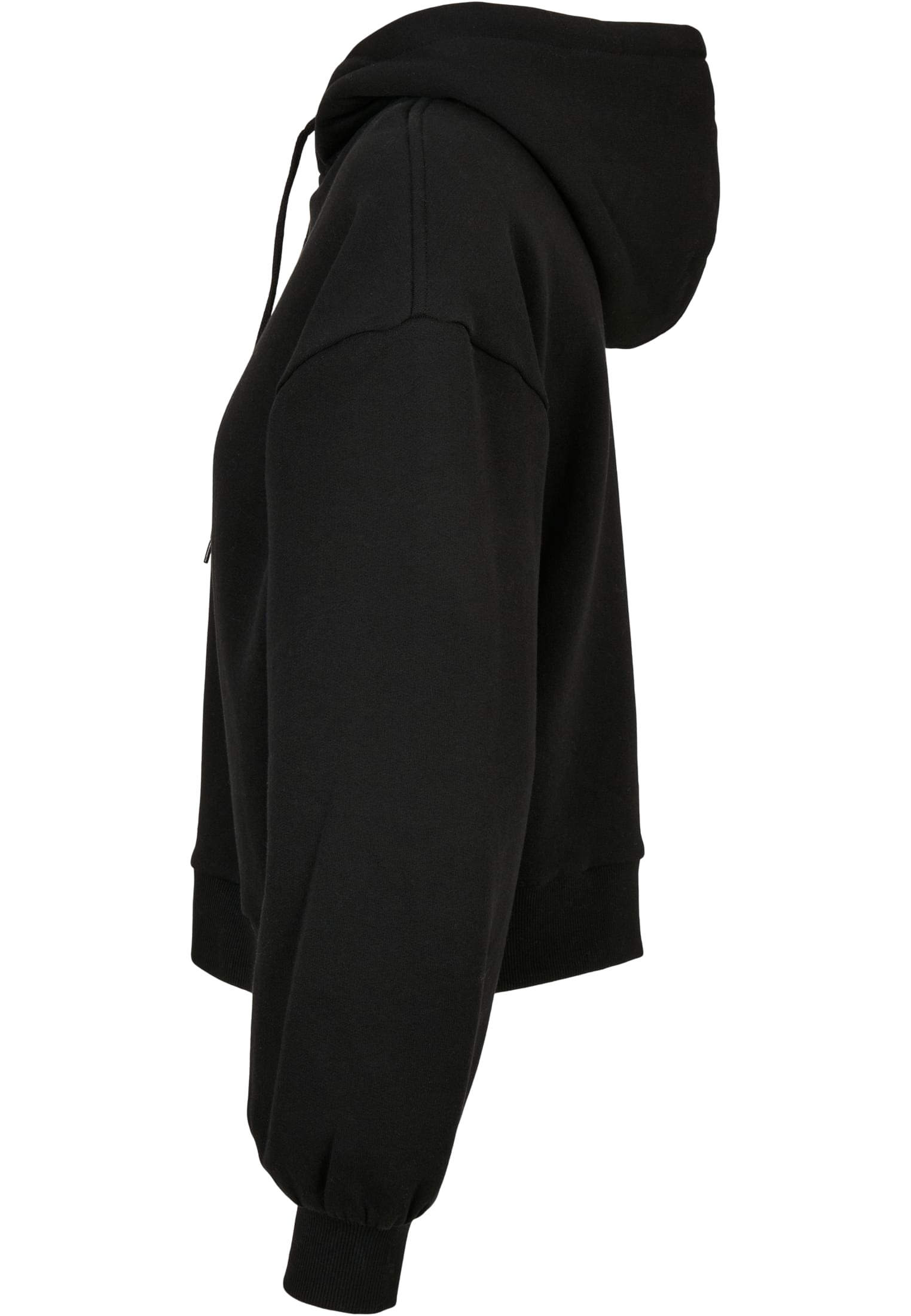 Ladies Organic Oversized Hoody black | black