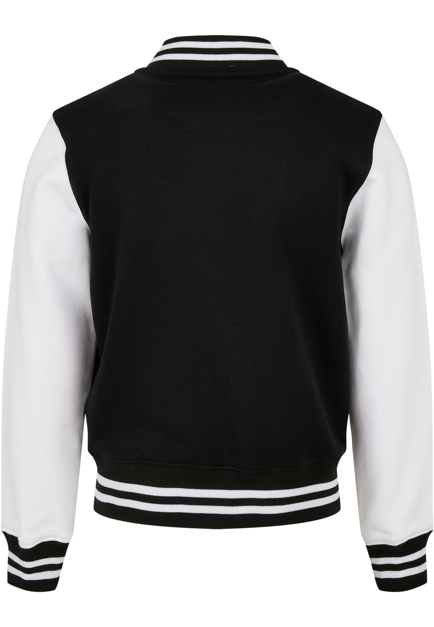 Organic Kids Sweat College Jacket black/white | black/white