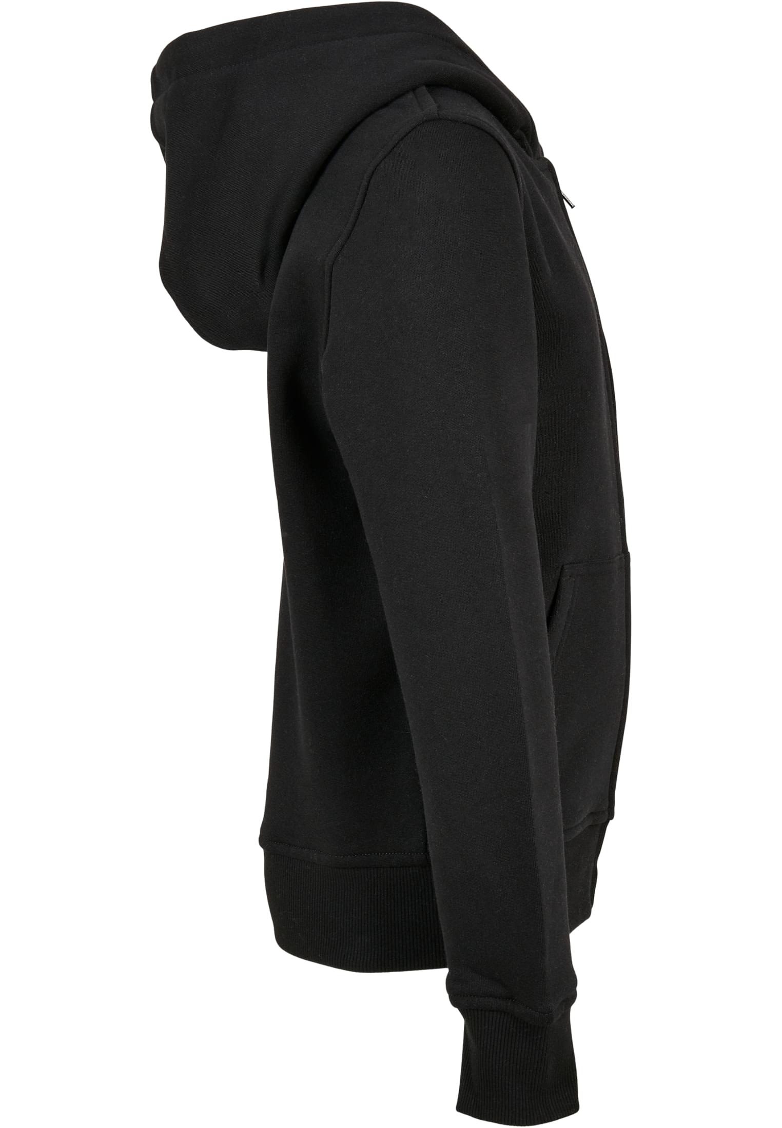 Organic Basic Kids Zip Hoody black | black