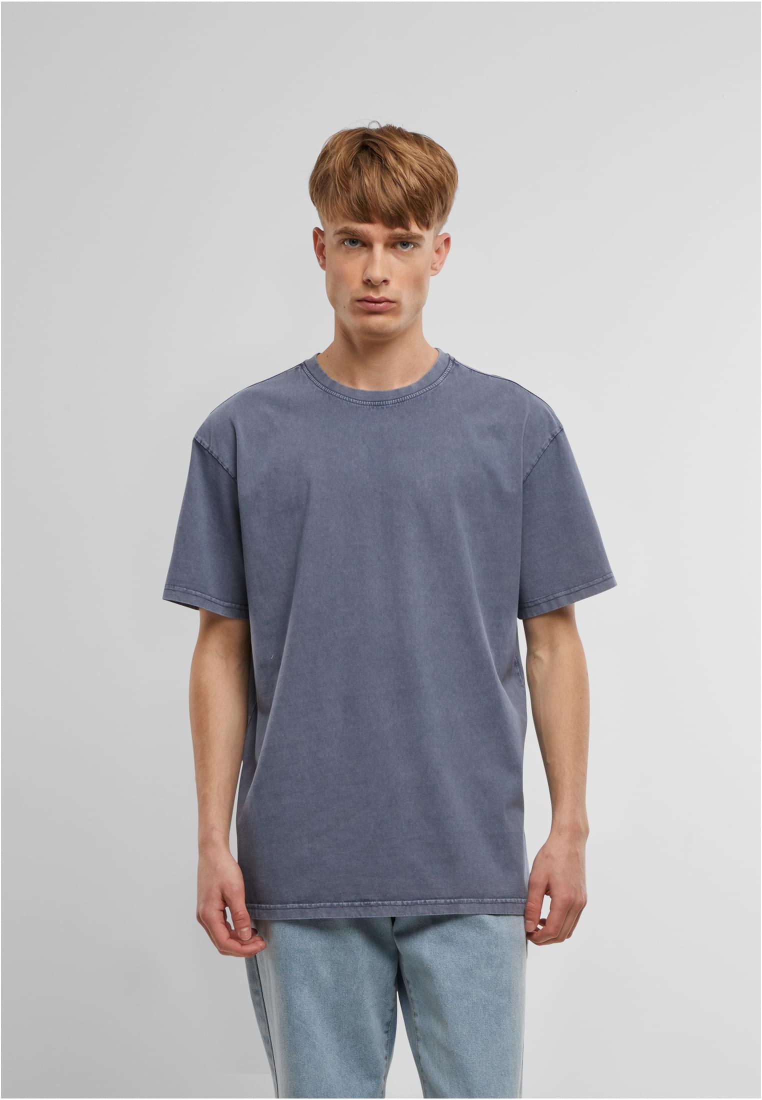 Acid Washed Heavy Oversize Tee vintageblue | vintageblue