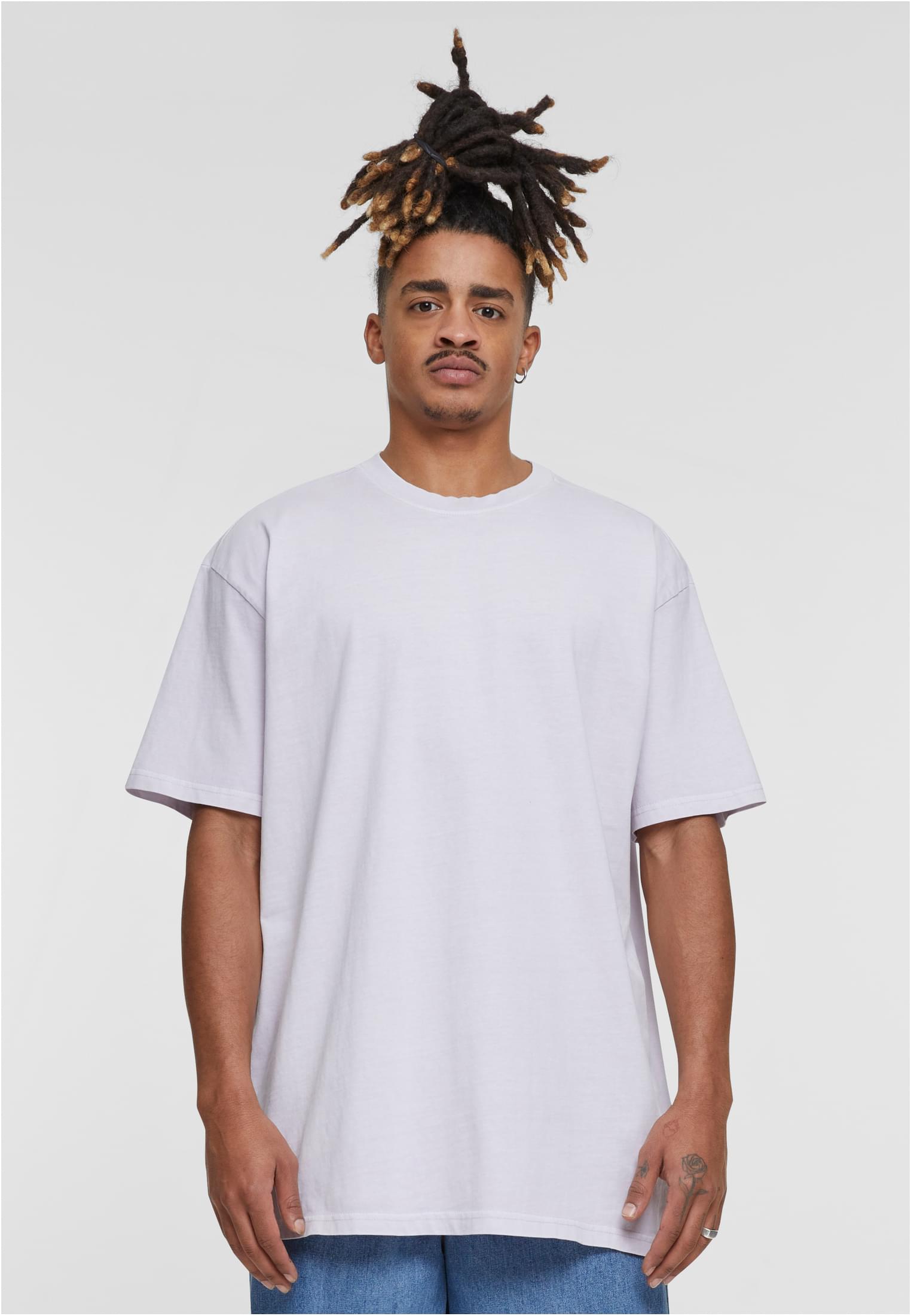 Acid Washed Heavy Oversize Tee softlilac | softlilac