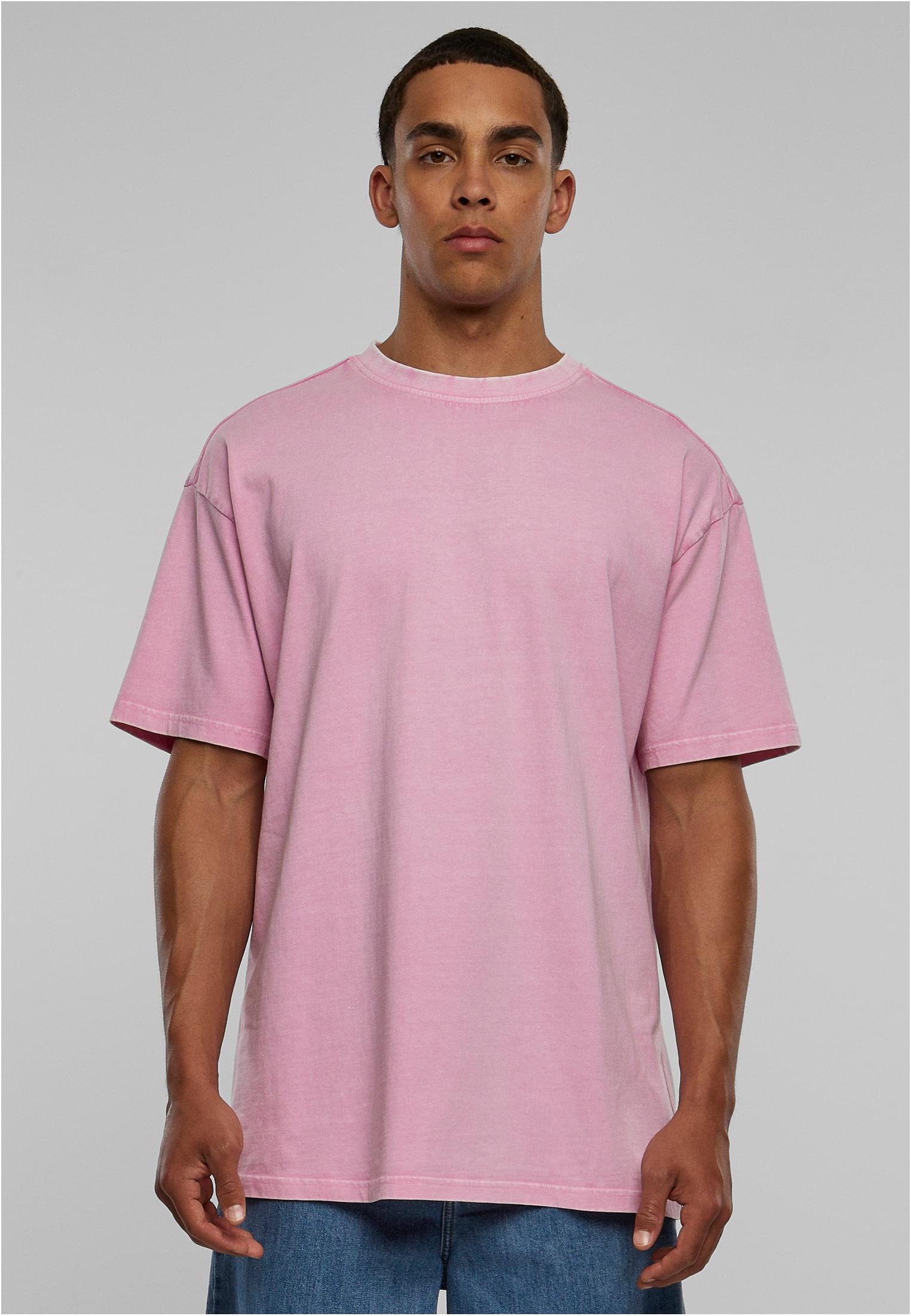 Acid Washed Heavy Oversize Tee girlypink/white | girlypink/white