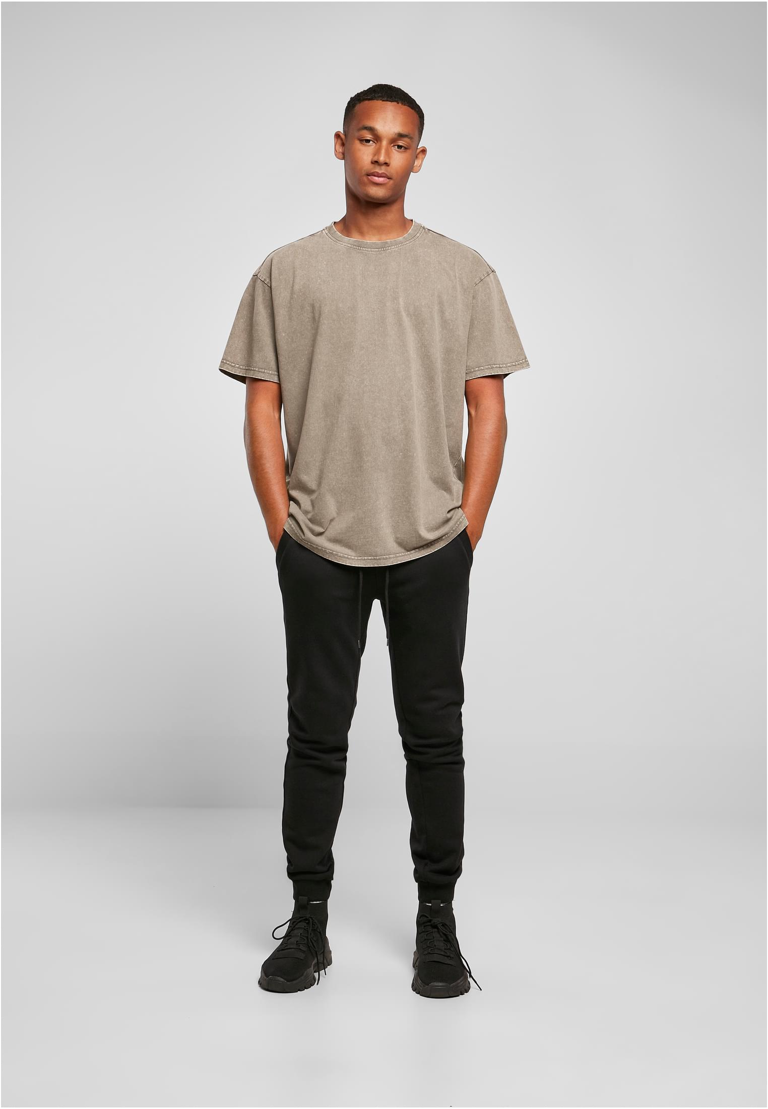 Acid Washed Heavy Oversize Tee darkkhaki | darkkhaki