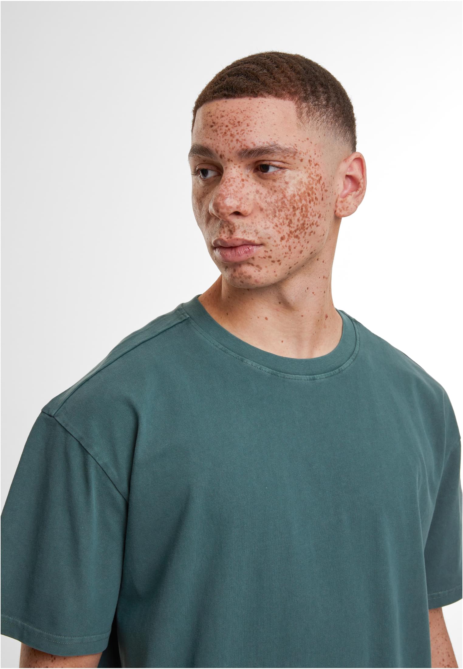 Acid Washed Heavy Oversize Tee bottlegreen | bottlegreen