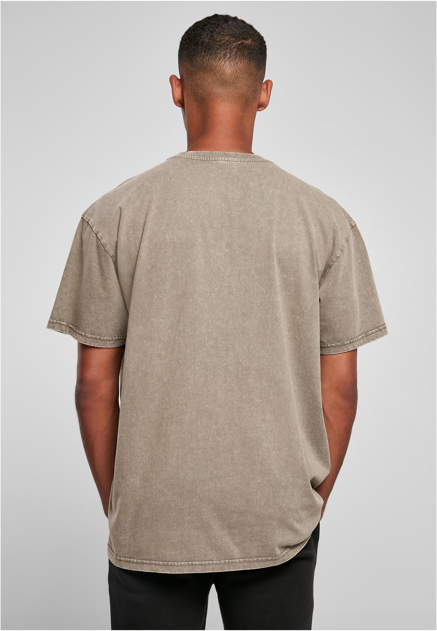Acid Washed Heavy Oversize Tee darkkhaki | darkkhaki