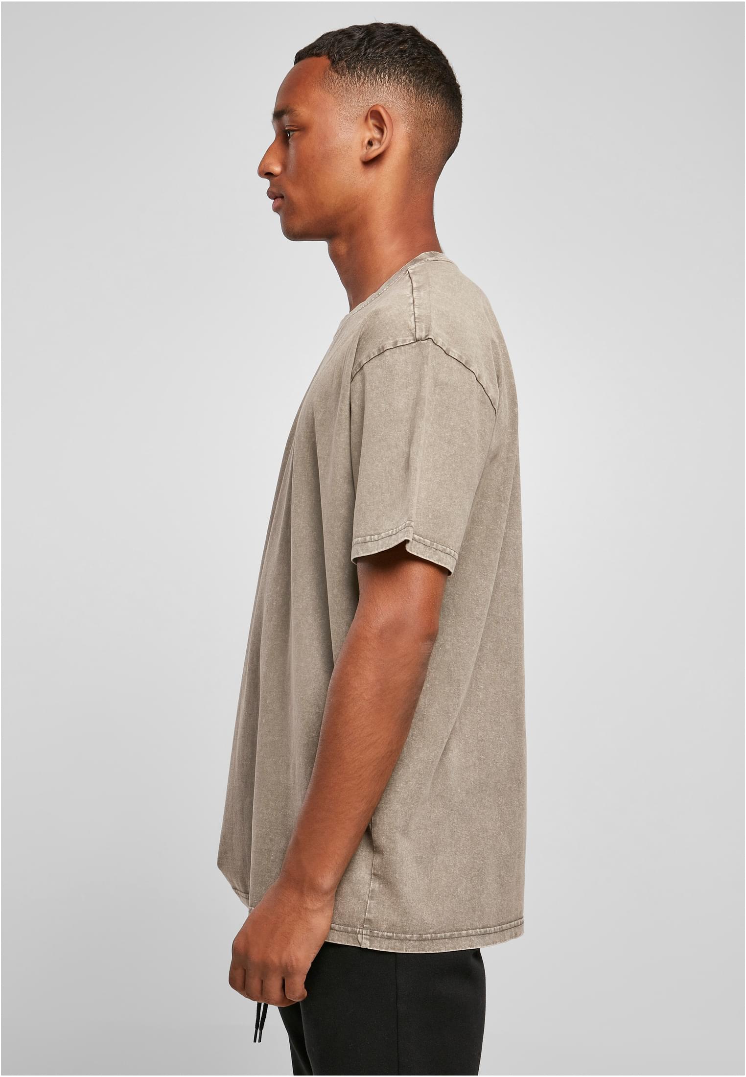 Acid Washed Heavy Oversize Tee darkkhaki | darkkhaki