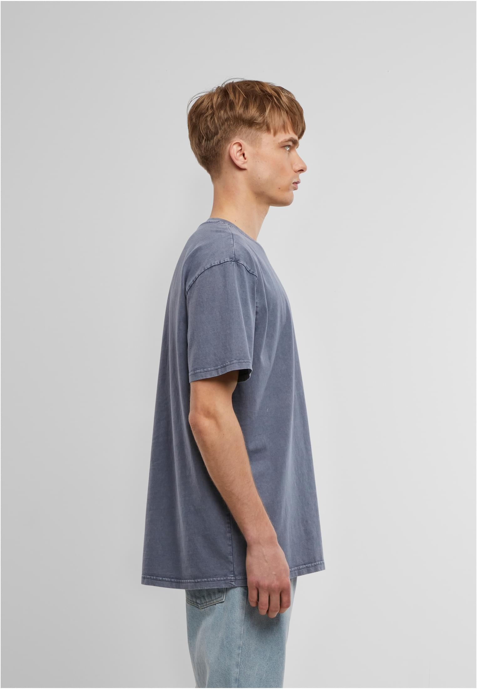 Acid Washed Heavy Oversize Tee vintageblue | vintageblue