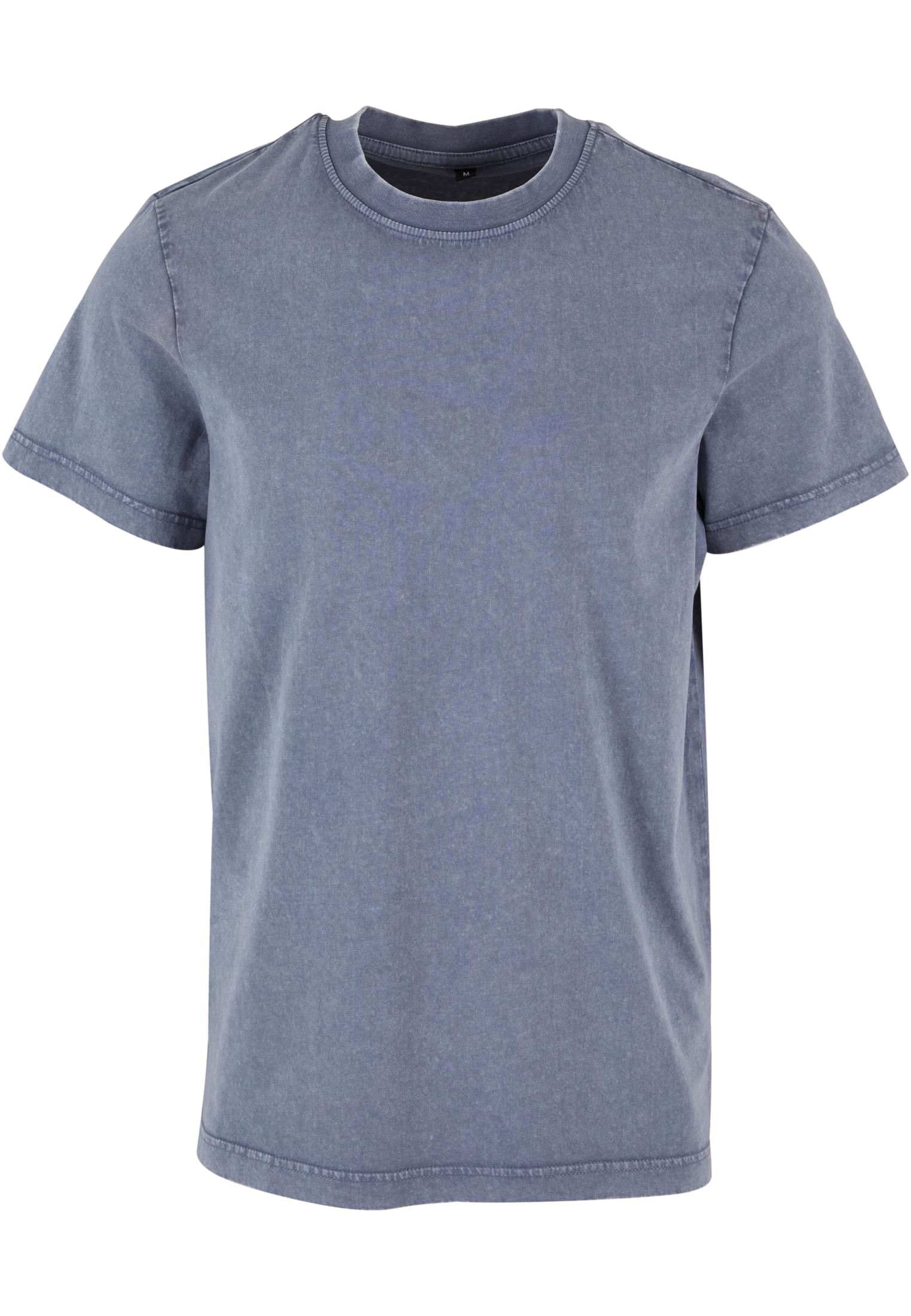 Acid Washed Round Neck Tee vintageblue | vintageblue