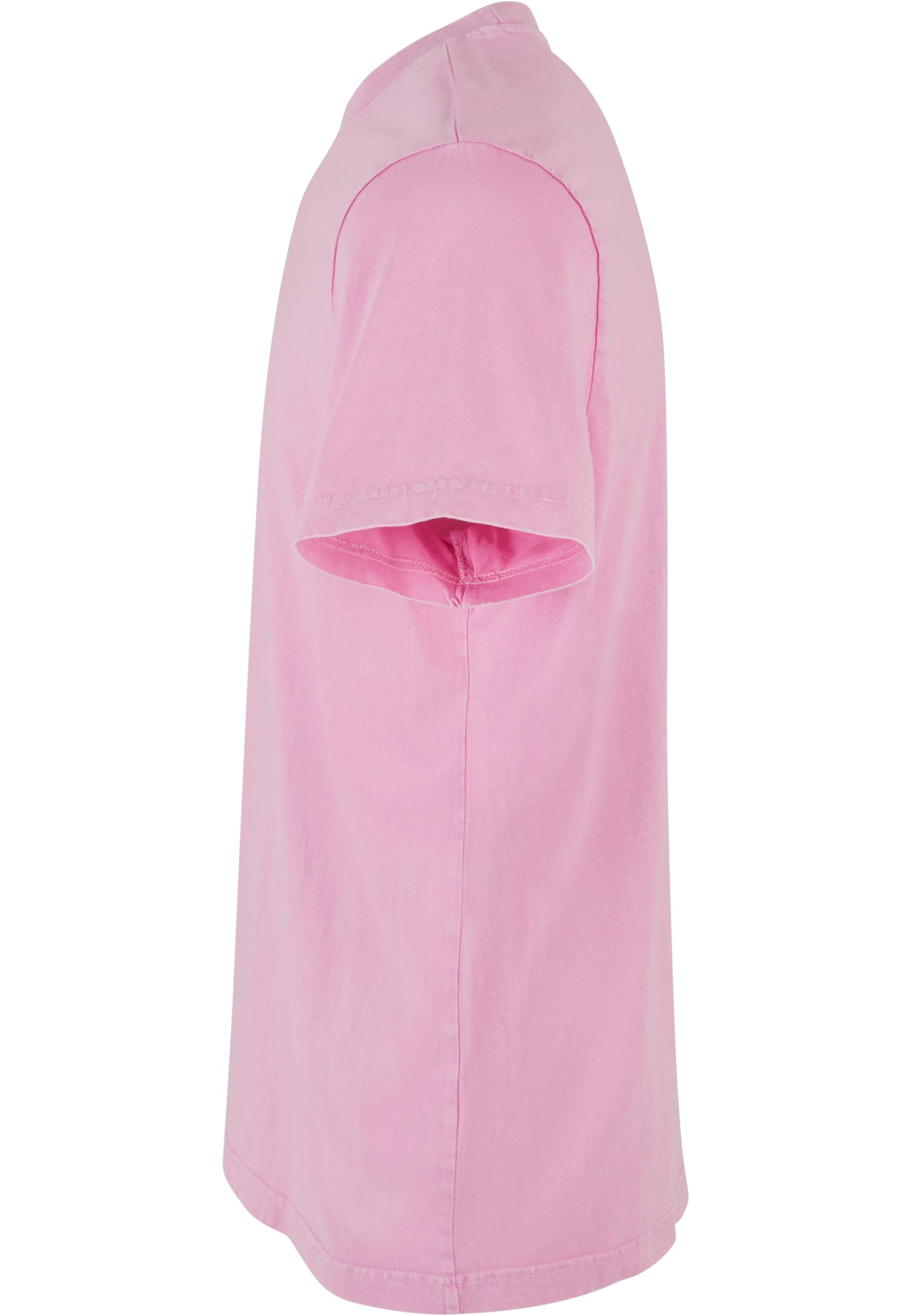 Acid Washed Round Neck Tee softpink | softpink