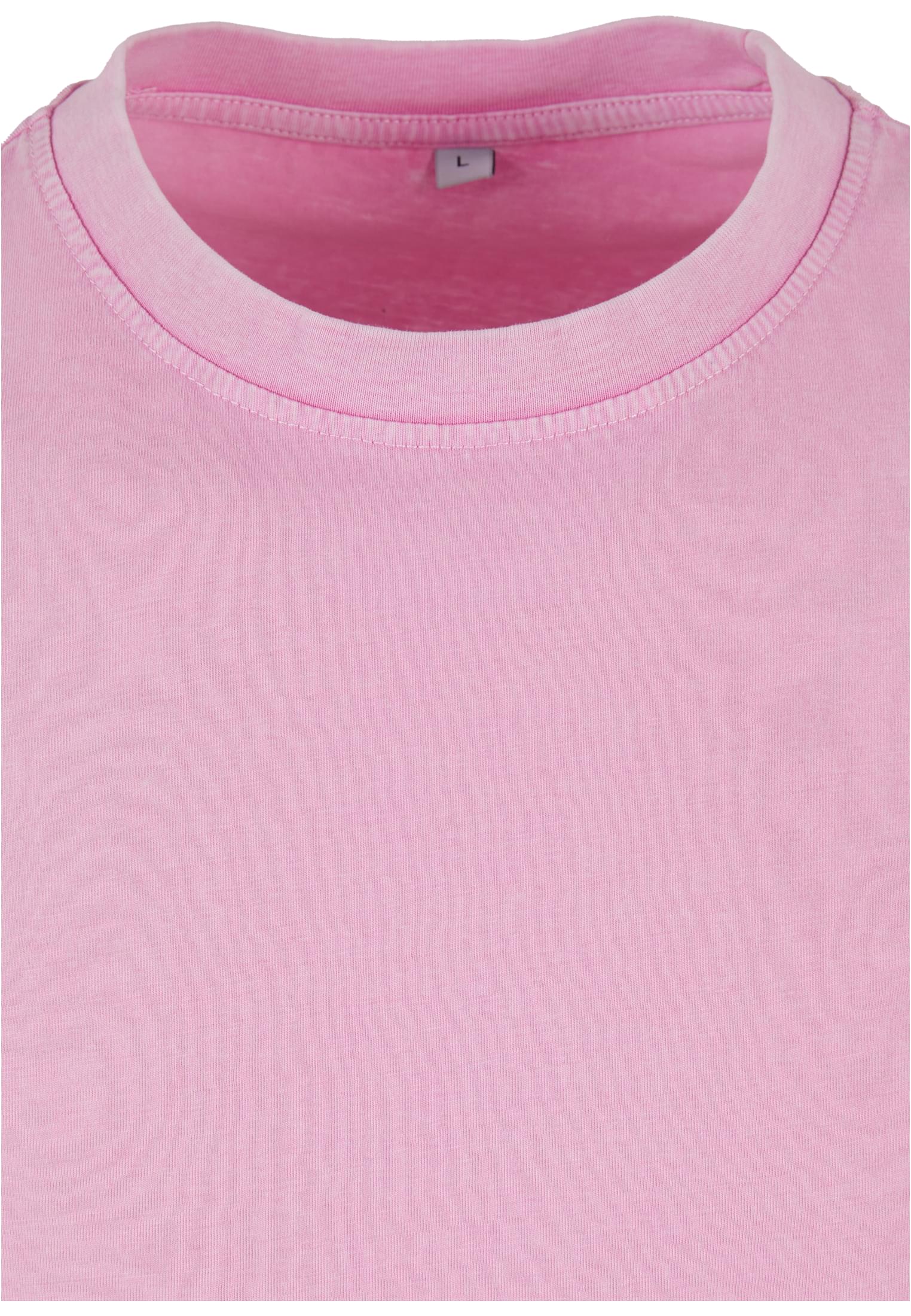 Acid Washed Round Neck Tee softpink | softpink