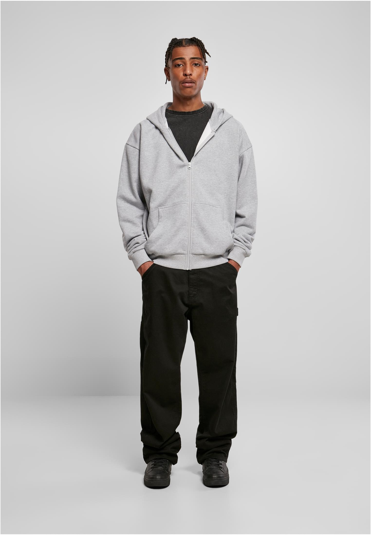 Ultra Heavy Zip Hoody heathergrey | heathergrey