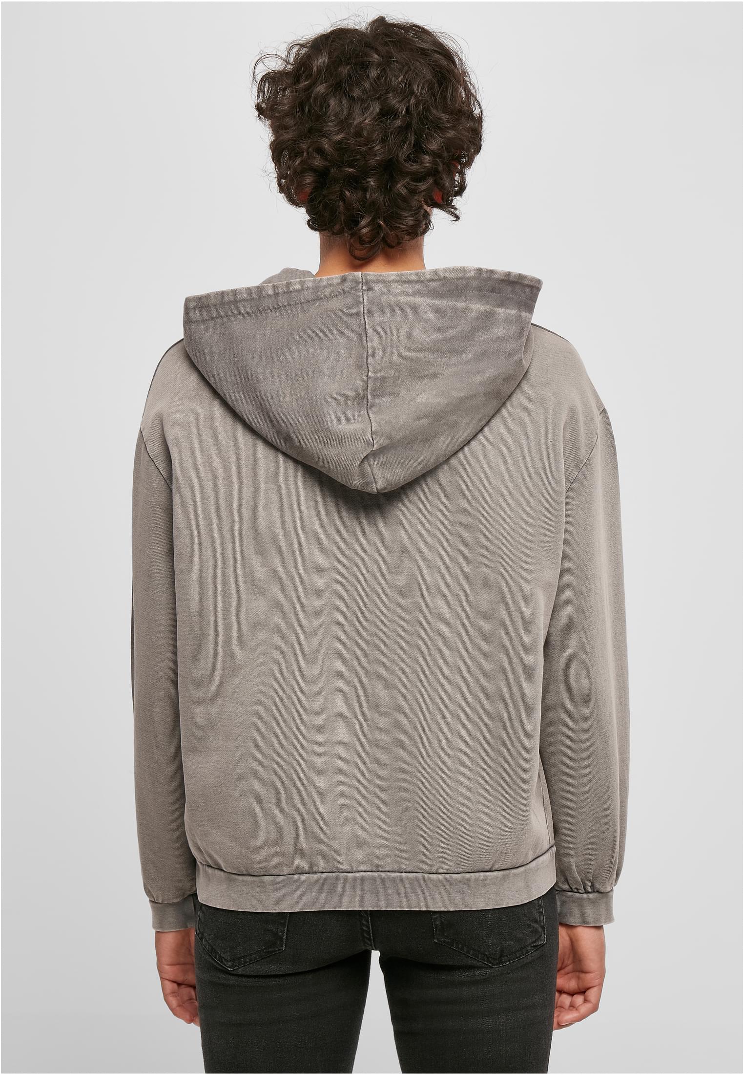 Ladies Acid Washed Oversize Hoody asphalt | asphalt