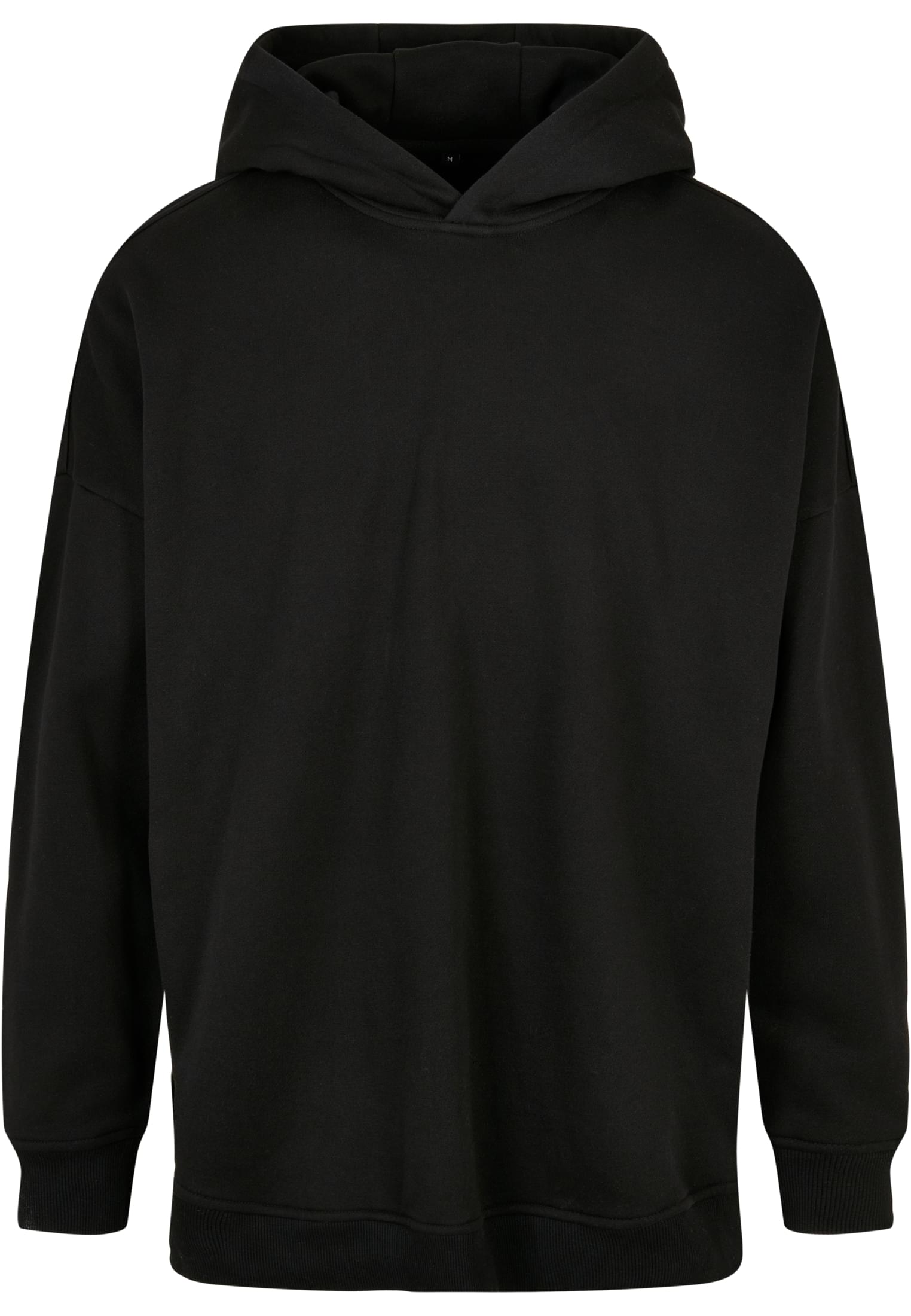 Oversized Cut On Sleeve Hoody black | black