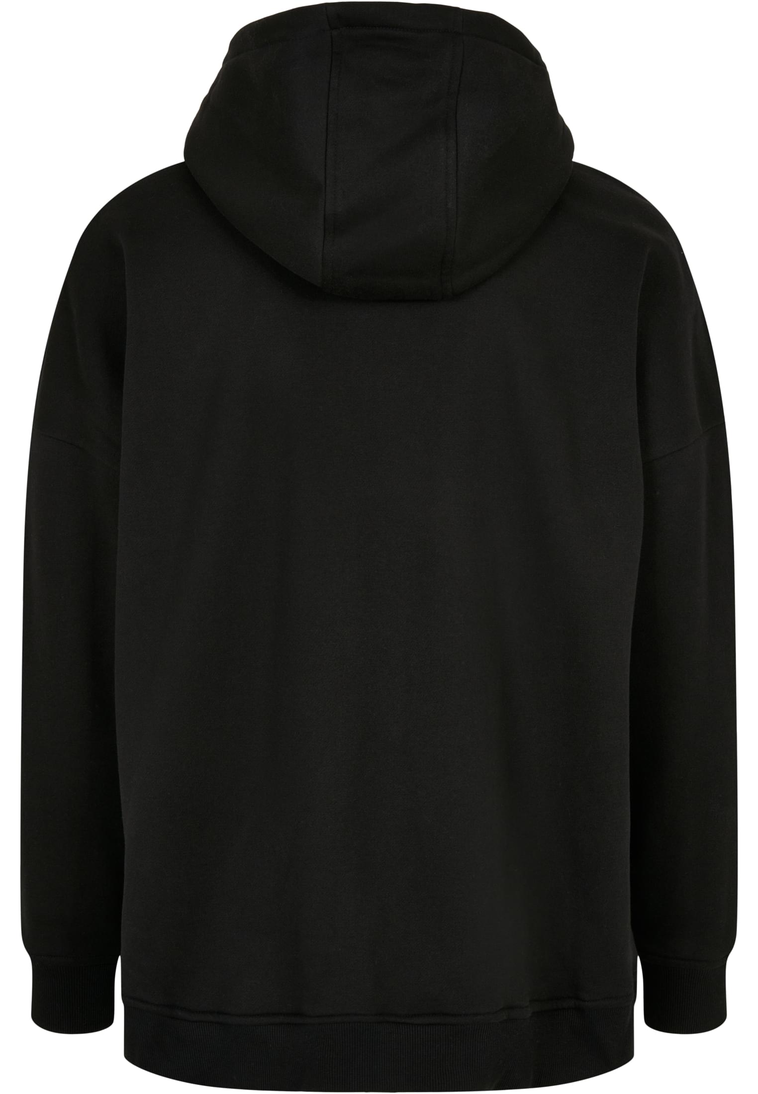Oversized Cut On Sleeve Hoody black | black