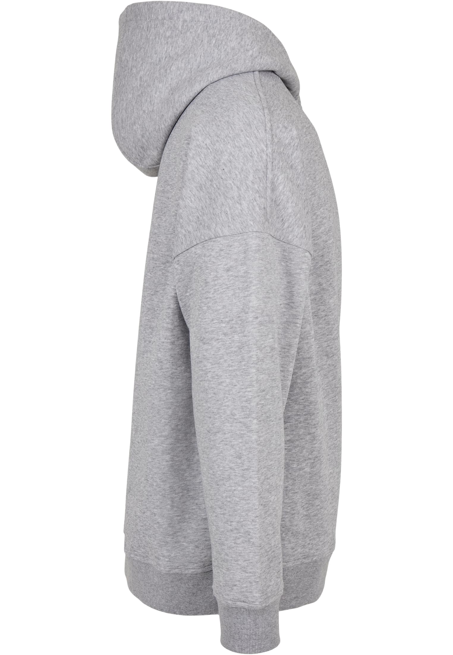Oversized Cut On Sleeve Hoody grey | grey