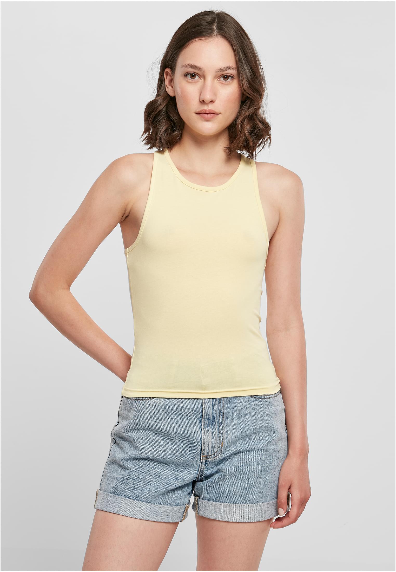 Ladies Racer Back Top softyellow | softyellow