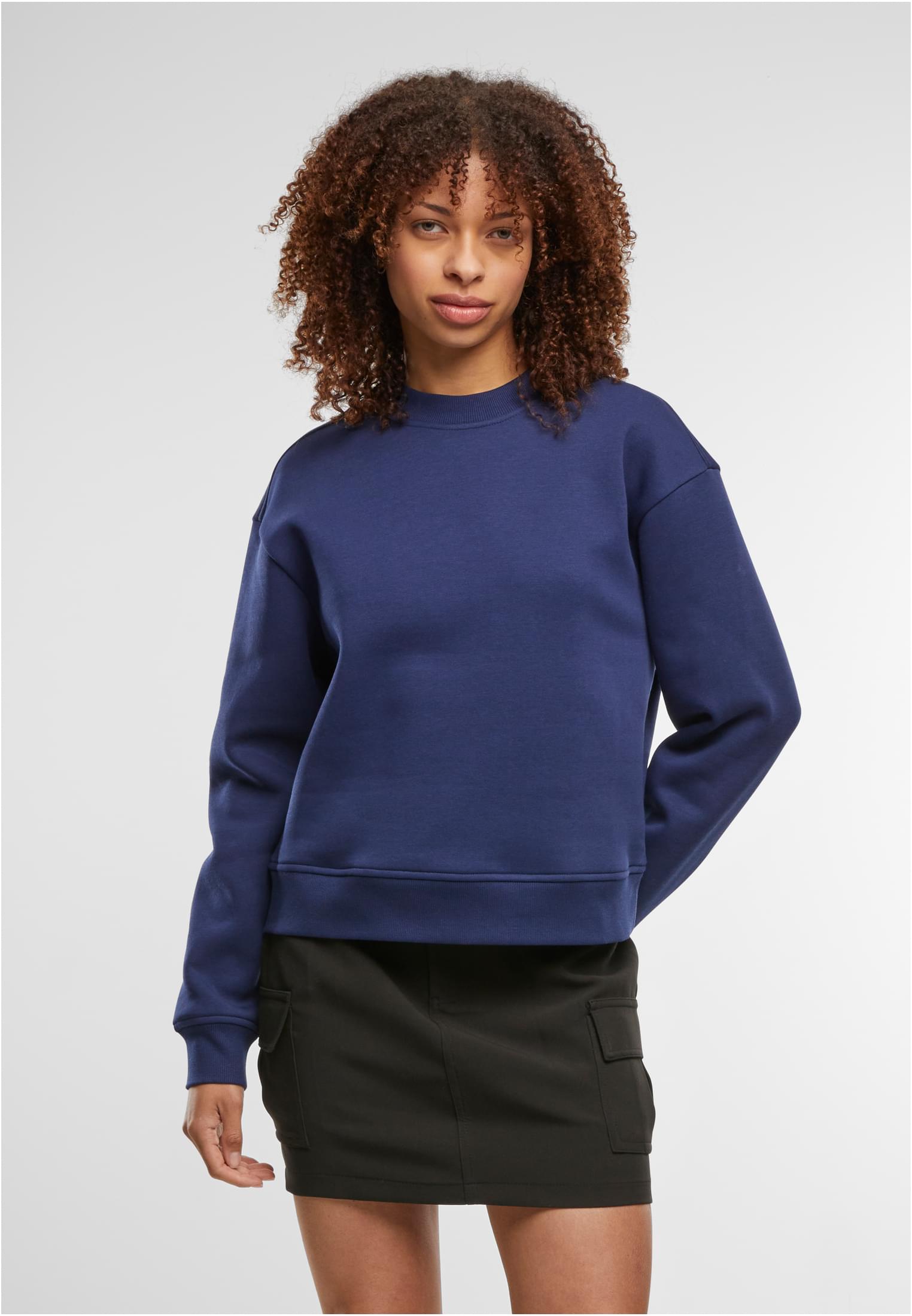 Ladies Oversized Crewneck lightnavy | lightnavy
