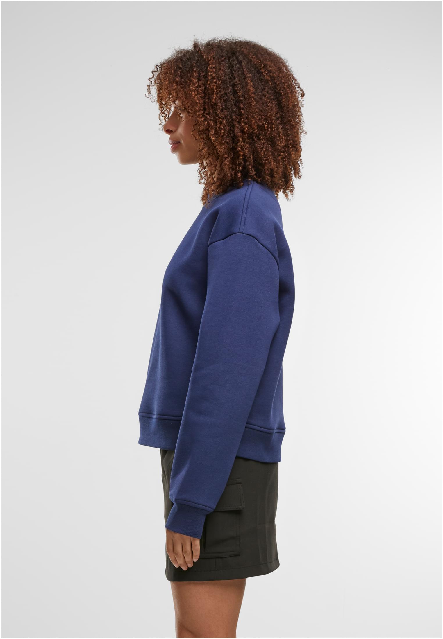 Ladies Oversized Crewneck lightnavy | lightnavy