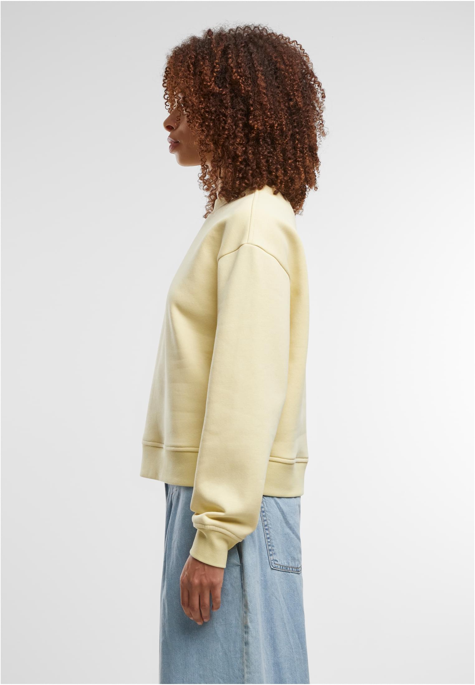 Ladies Oversized Crewneck softyellow | softyellow