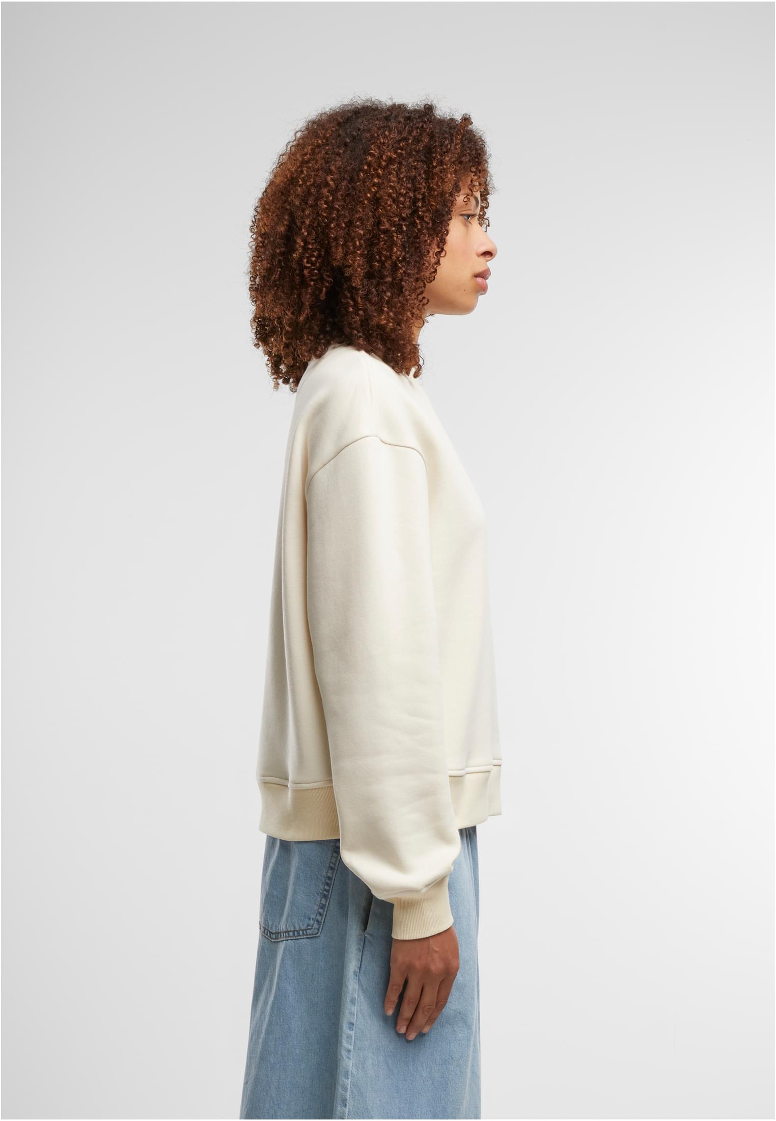 Ladies Oversized Crewneck whitesand | whitesand