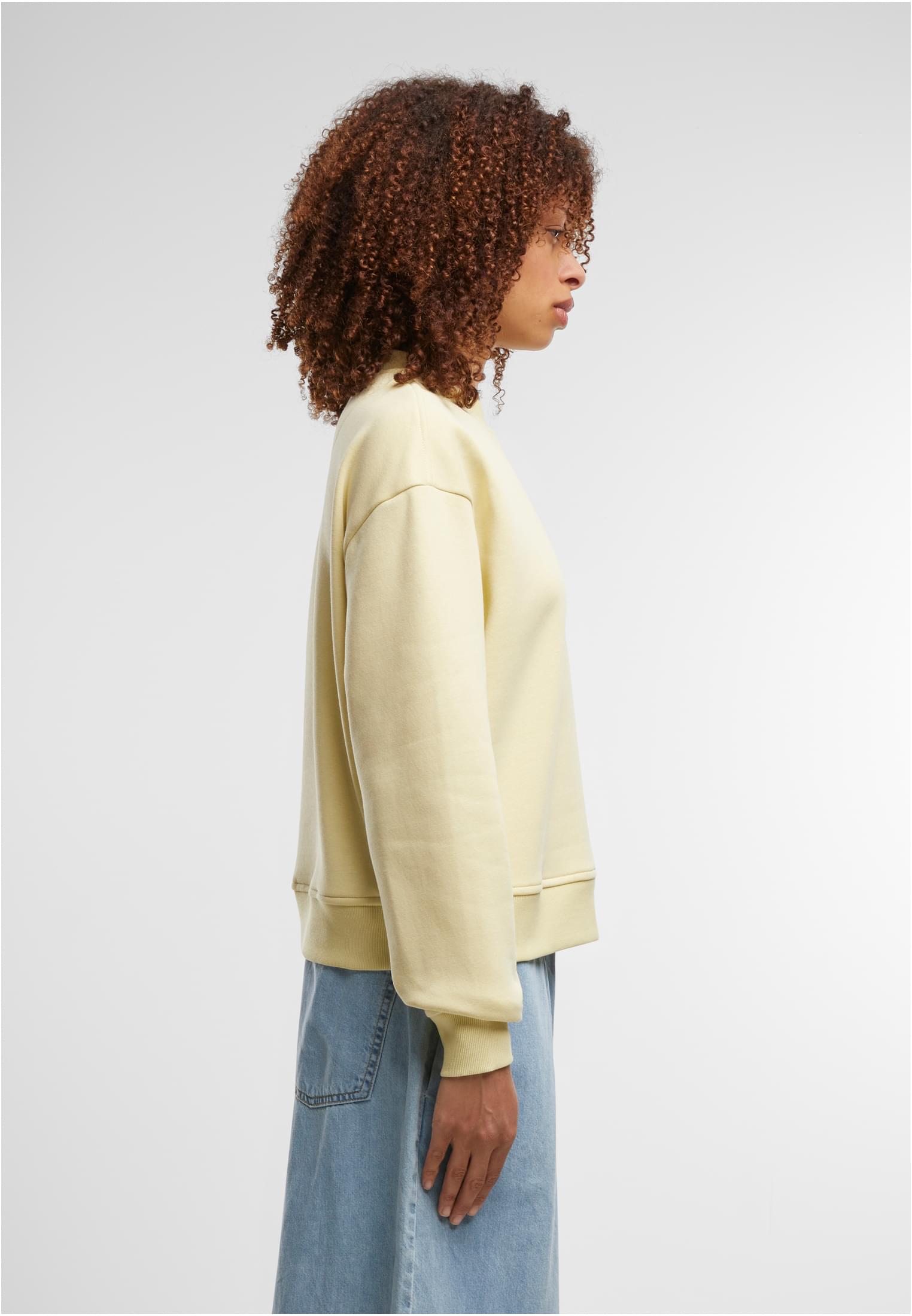 Ladies Oversized Crewneck softyellow | softyellow
