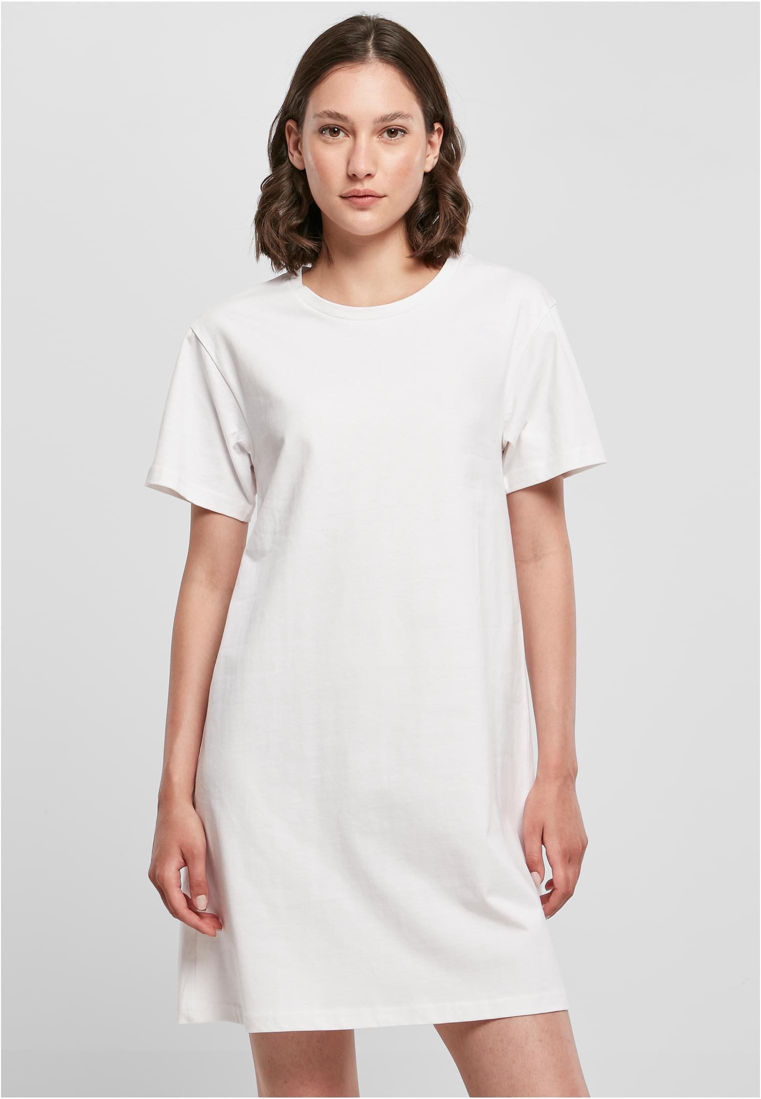 Ladies Tee Dress white | white