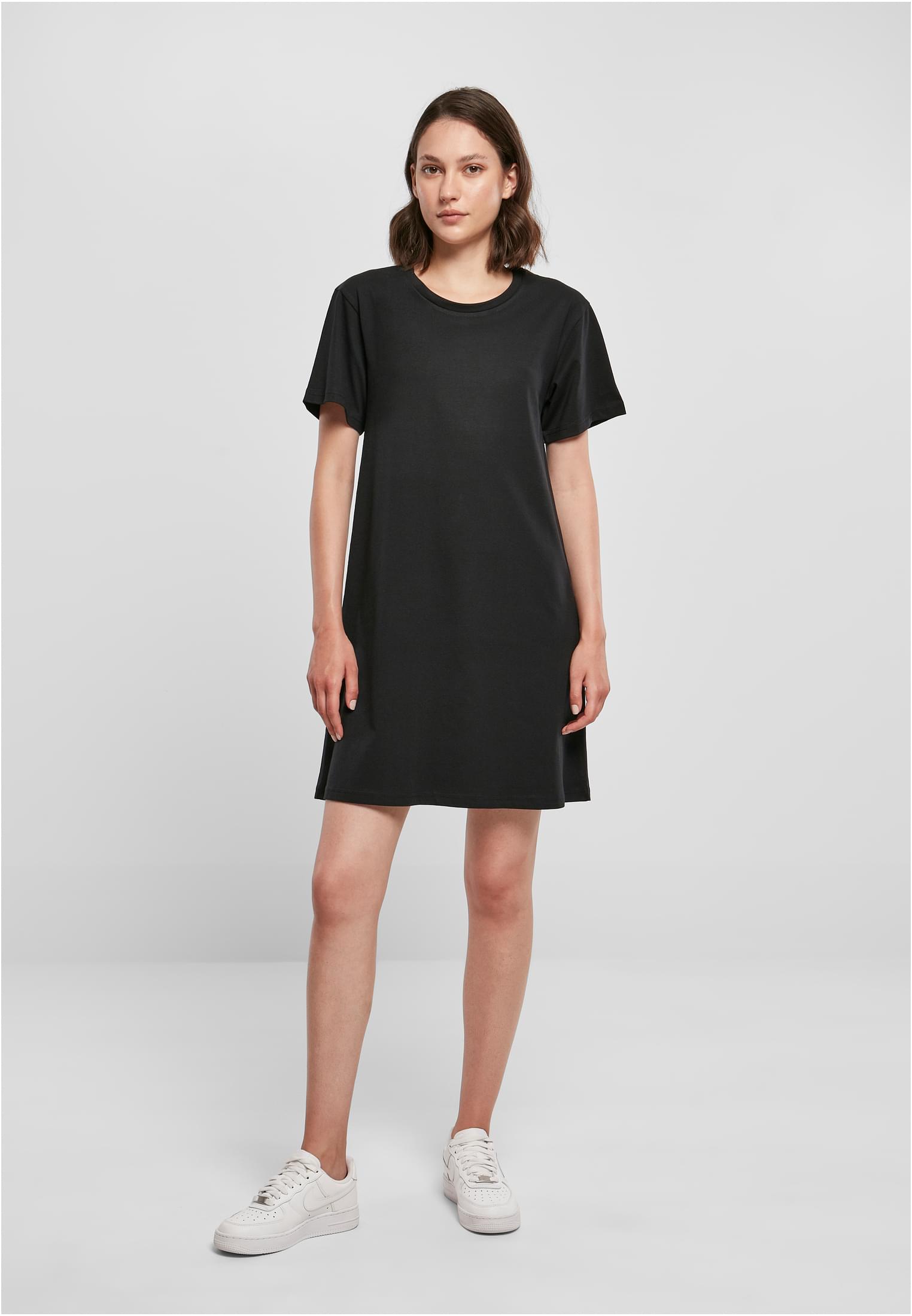 Ladies Tee Dress black | black