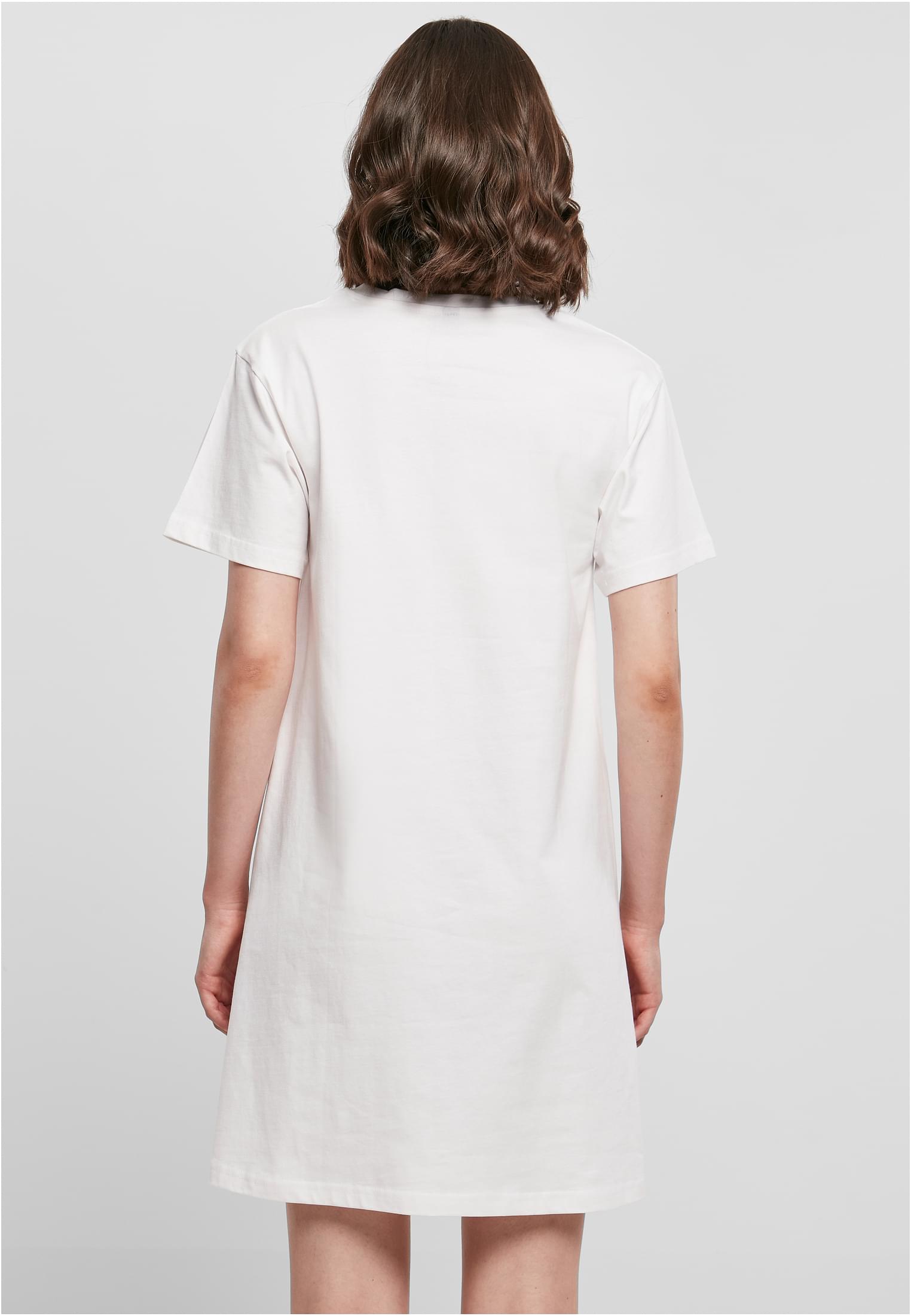 Ladies Tee Dress white | white
