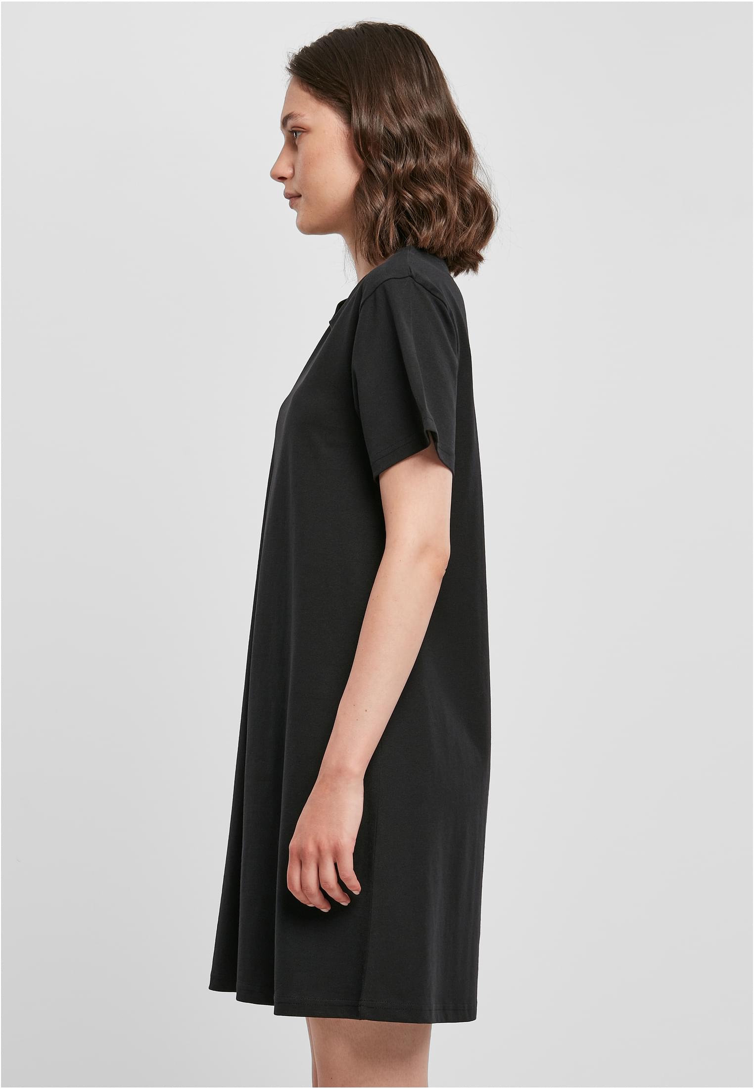 Ladies Tee Dress black | black
