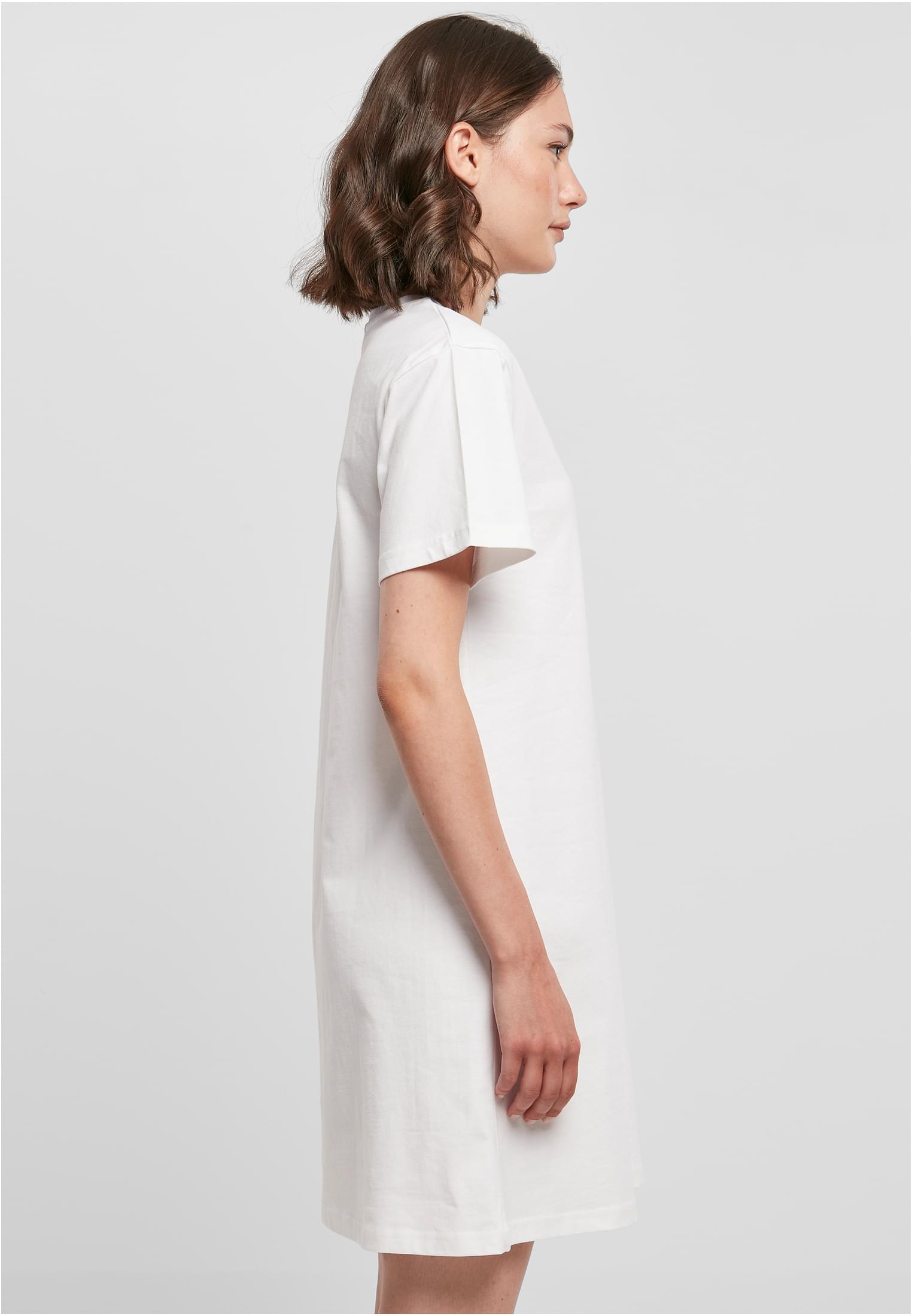 Ladies Tee Dress white | white