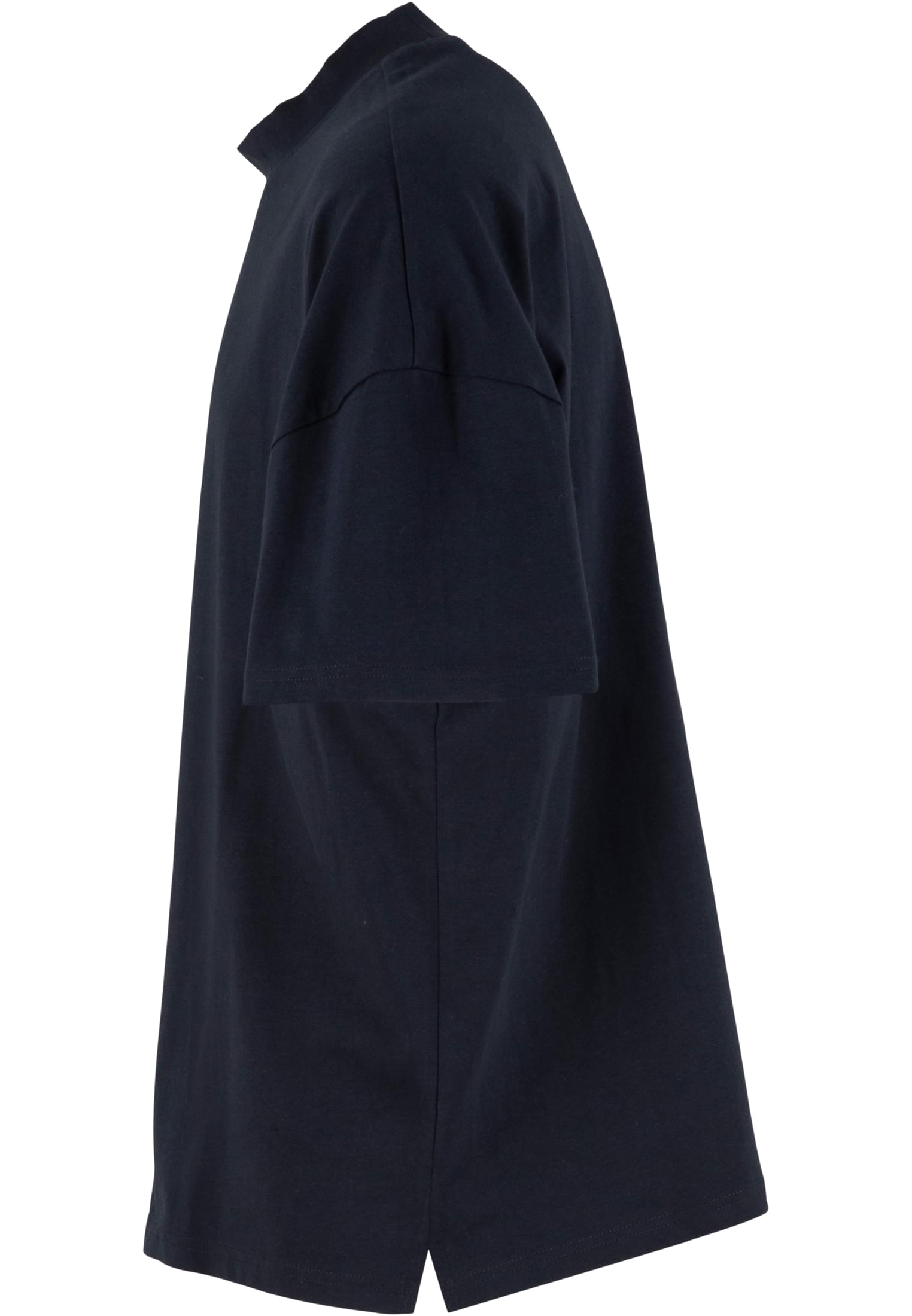 Oversized Mock Neck Tee navy | navy