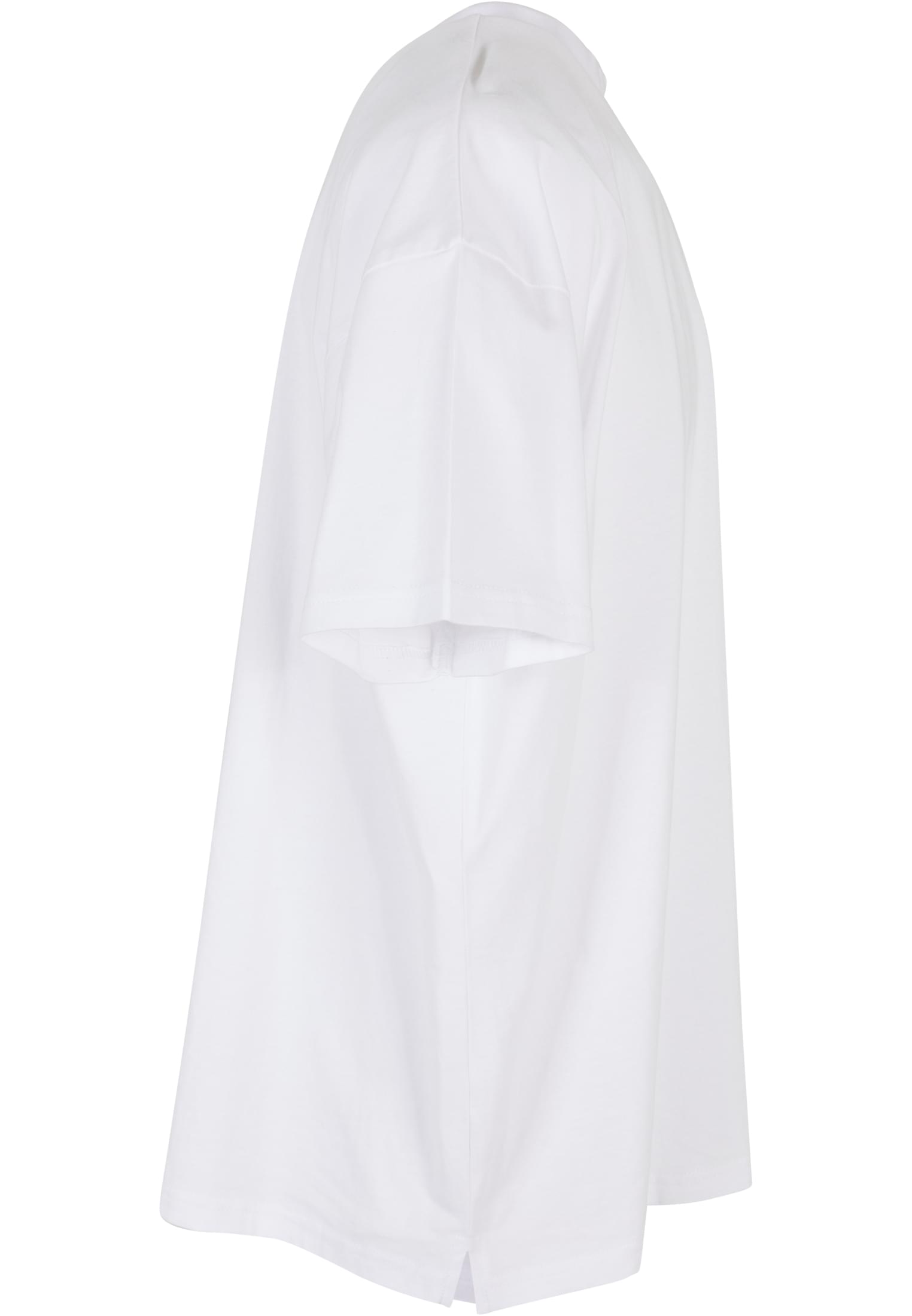 Oversized Mock Neck Tee white | white