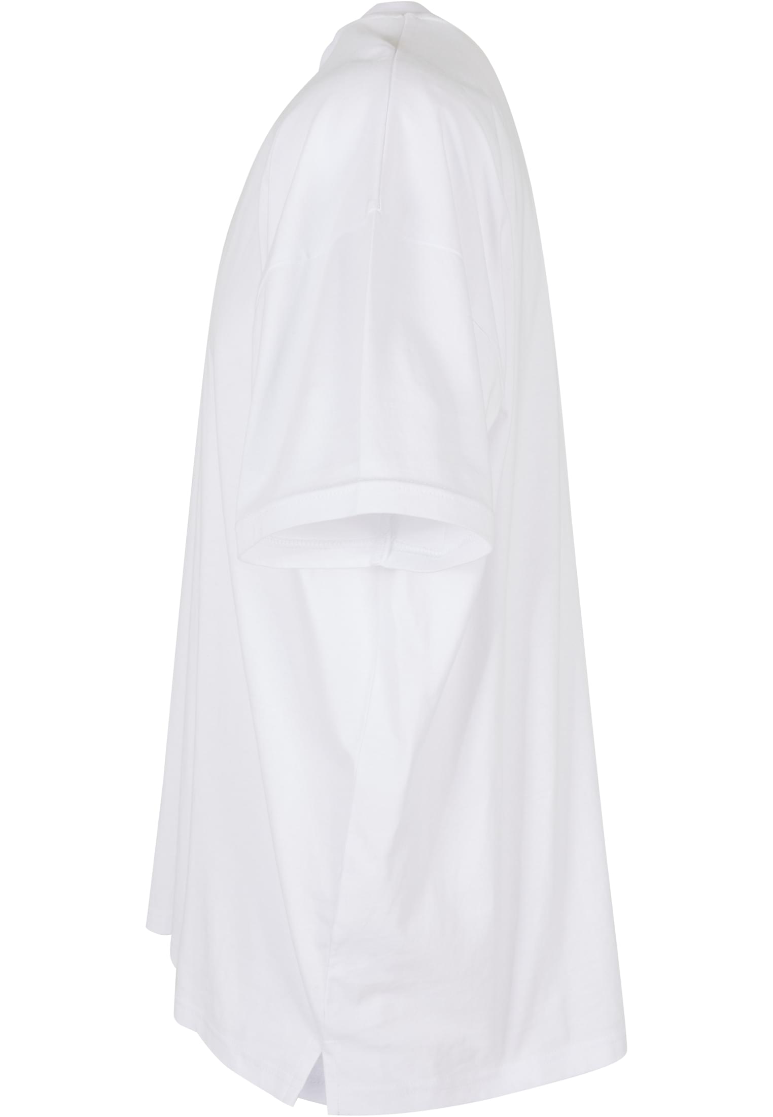Oversized Mock Neck Tee white | white