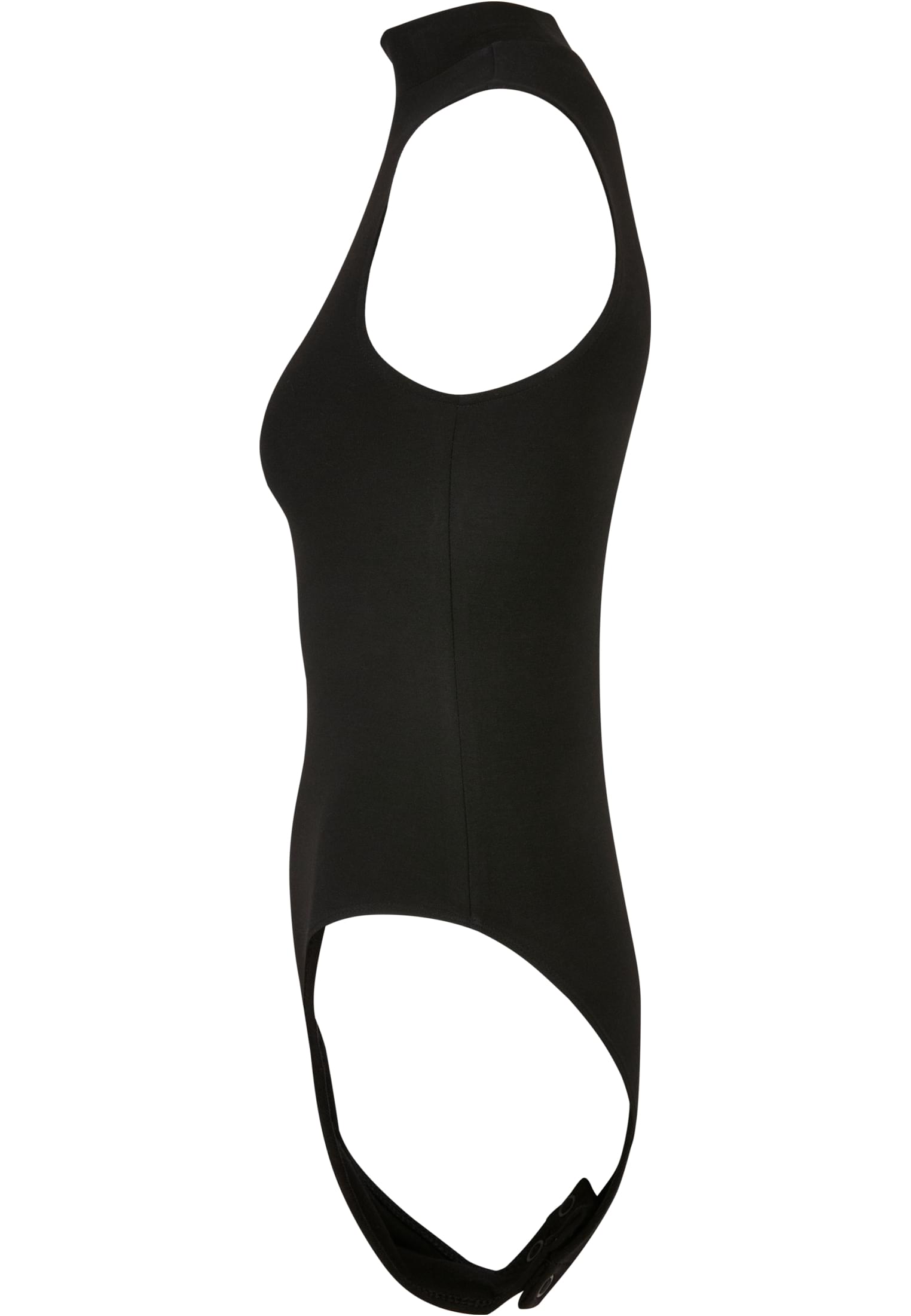 Ladies Sleeveless Turtleneck Body black | black