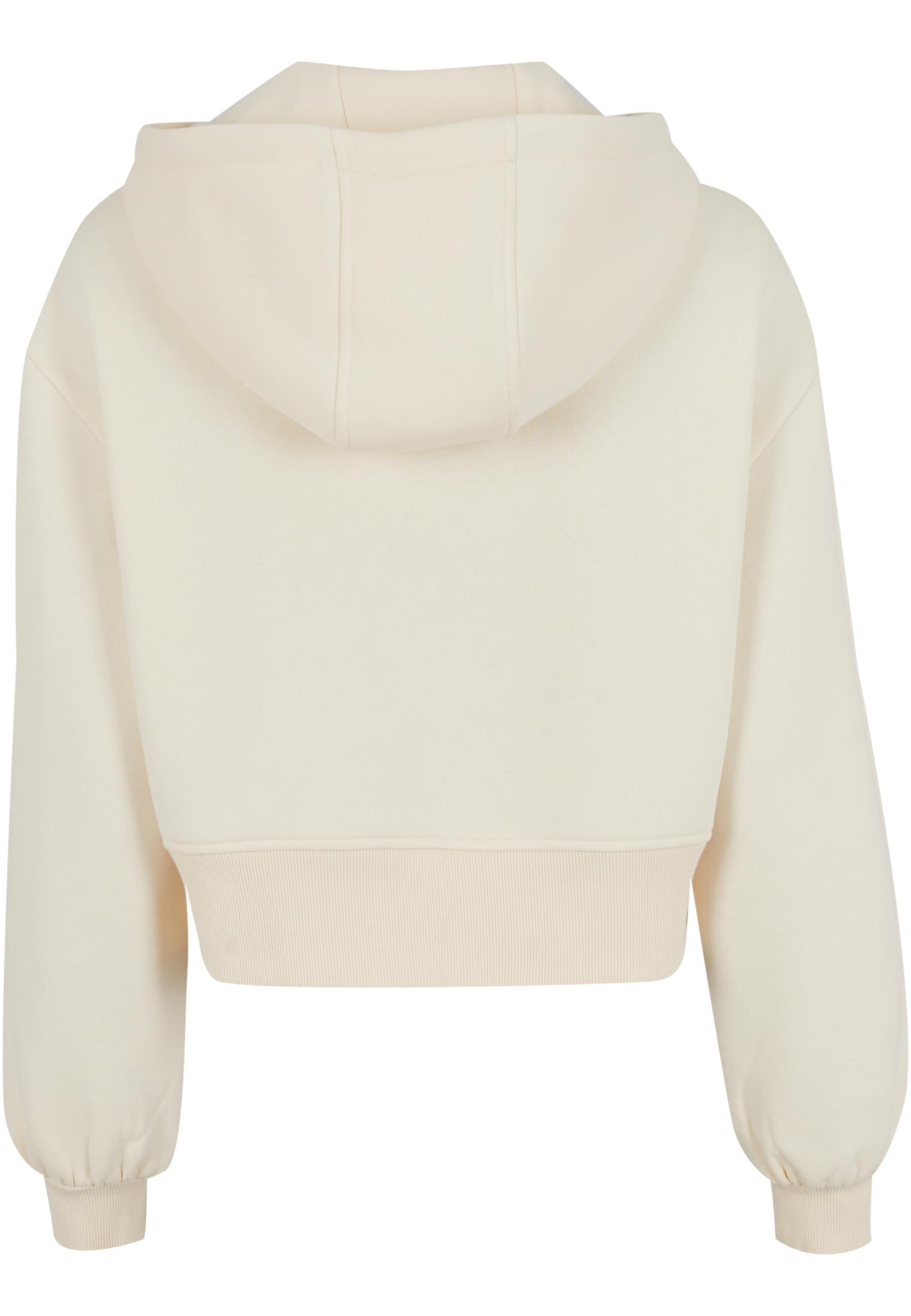 Ladies Short Oversized Zip Jacket whitesand | whitesand