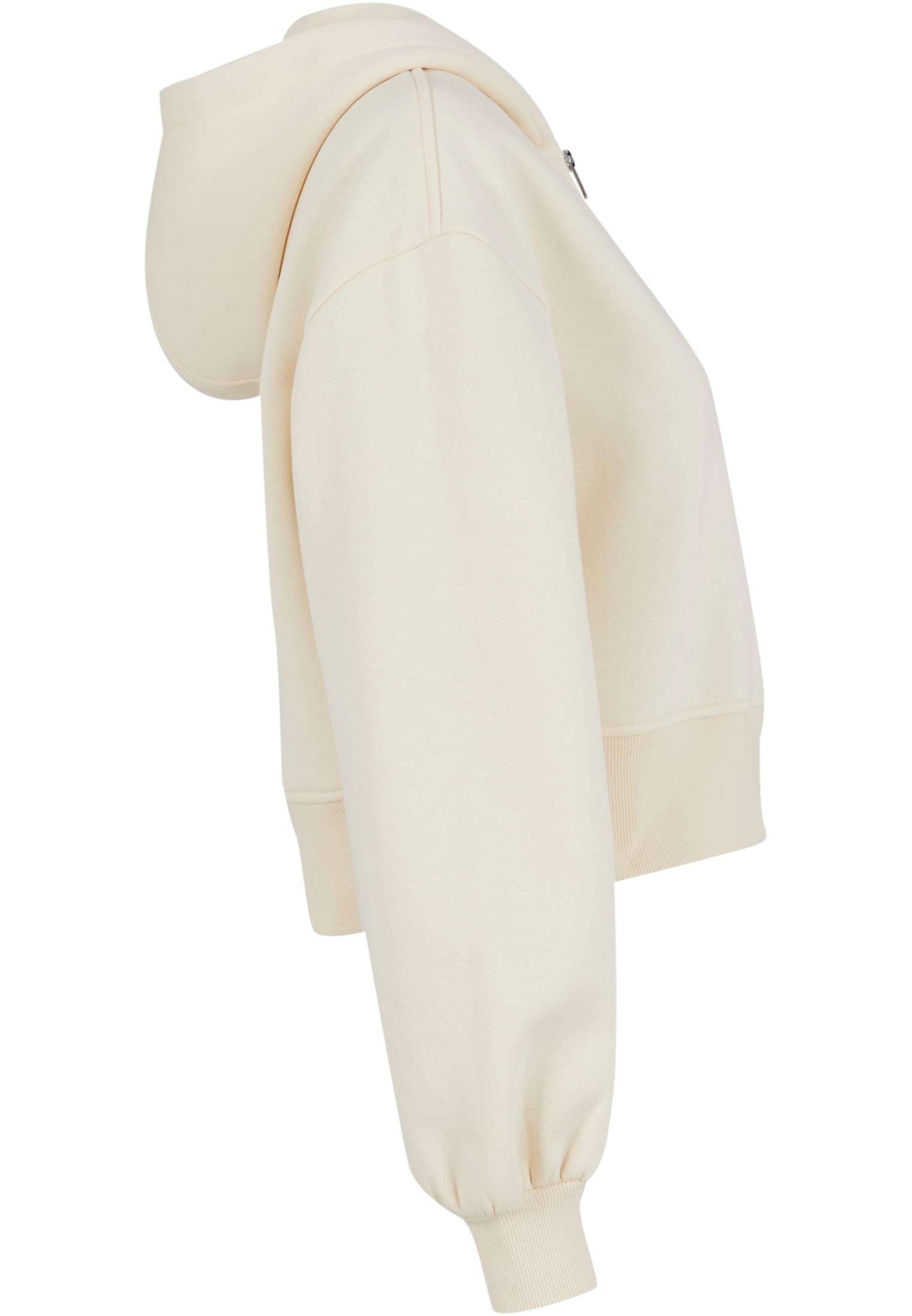 Ladies Short Oversized Zip Jacket whitesand | whitesand